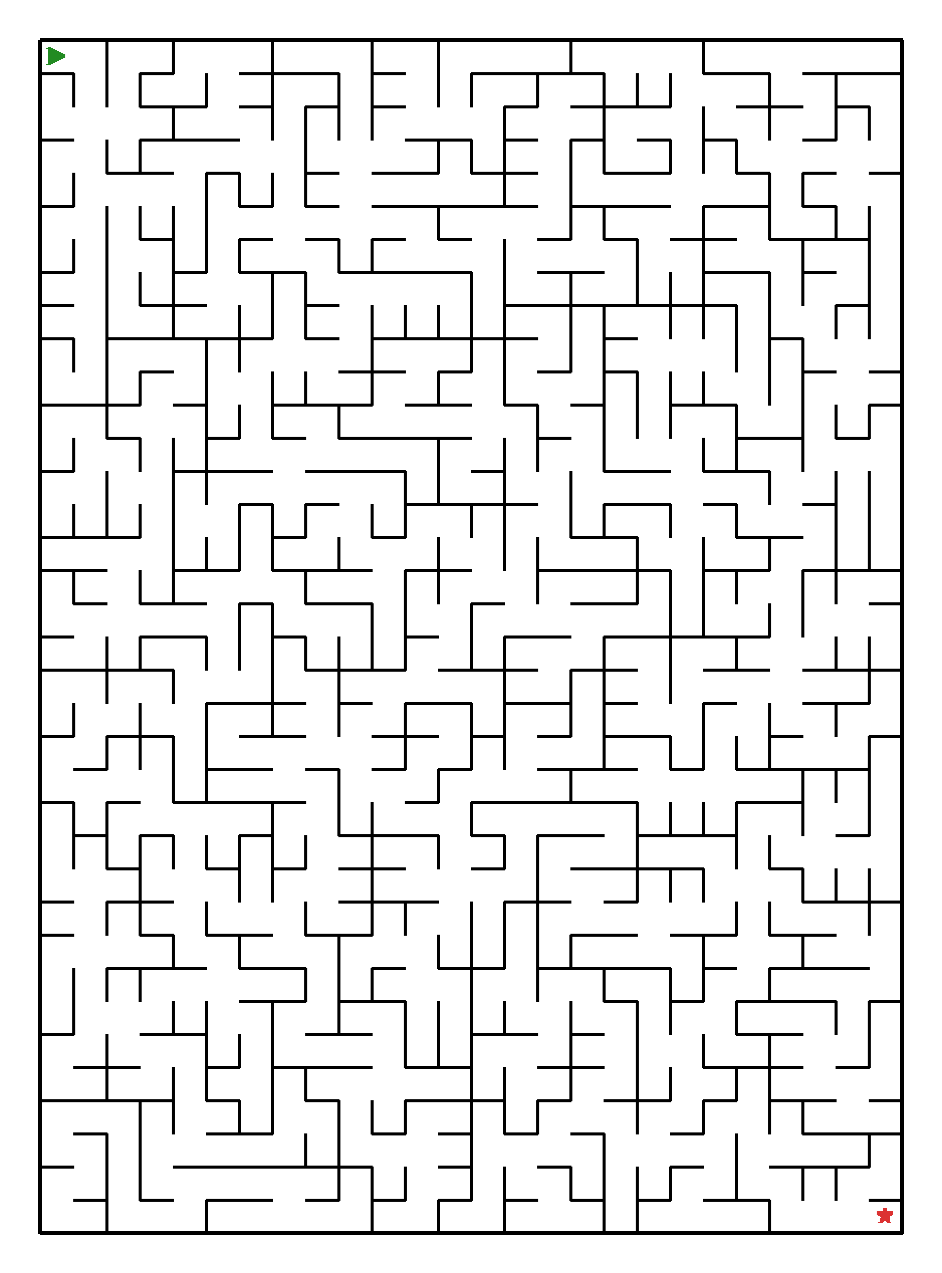 Labyrinth-Rätsel Labyrinth (mittel) für Teenager aus der Kategorie Labyrinth - kostenlos ausdrucken