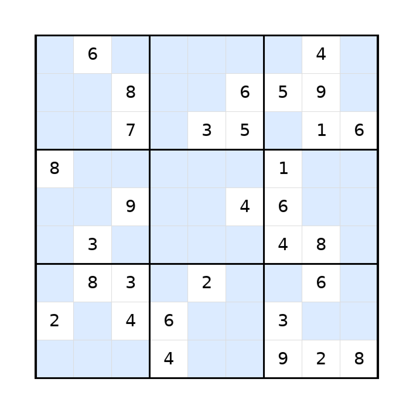 Sudoku-Rätsel Sudoku 9x9 (schwer) für Teenager aus der Kategorie Sudoku - kostenlos ausdrucken