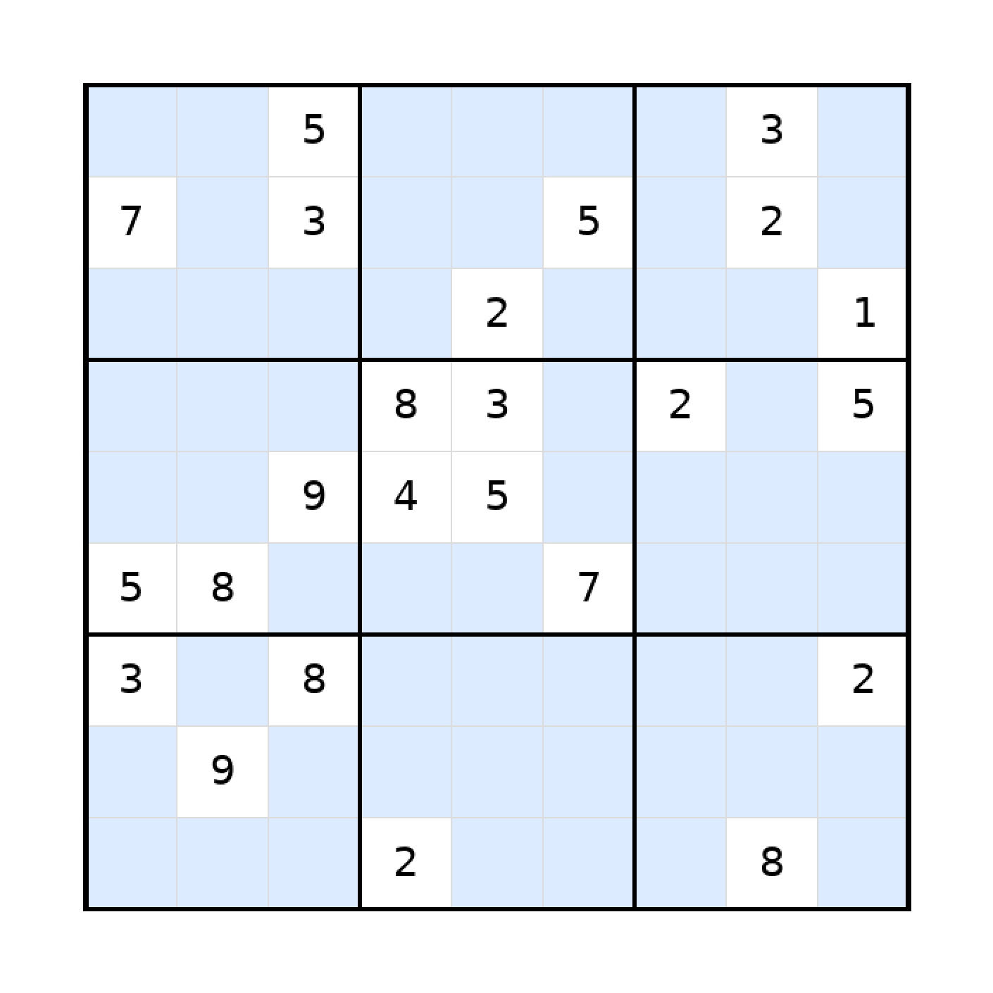 Sudoku-Rätsel Sudoku 9x9 (schwer) für Teenager aus der Kategorie Sudoku - kostenlos ausdrucken