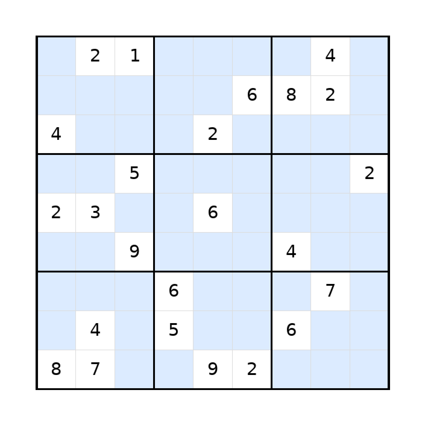 Sudoku-Rätsel Sudoku 9x9 (schwer) für Teenager aus der Kategorie Sudoku - kostenlos ausdrucken