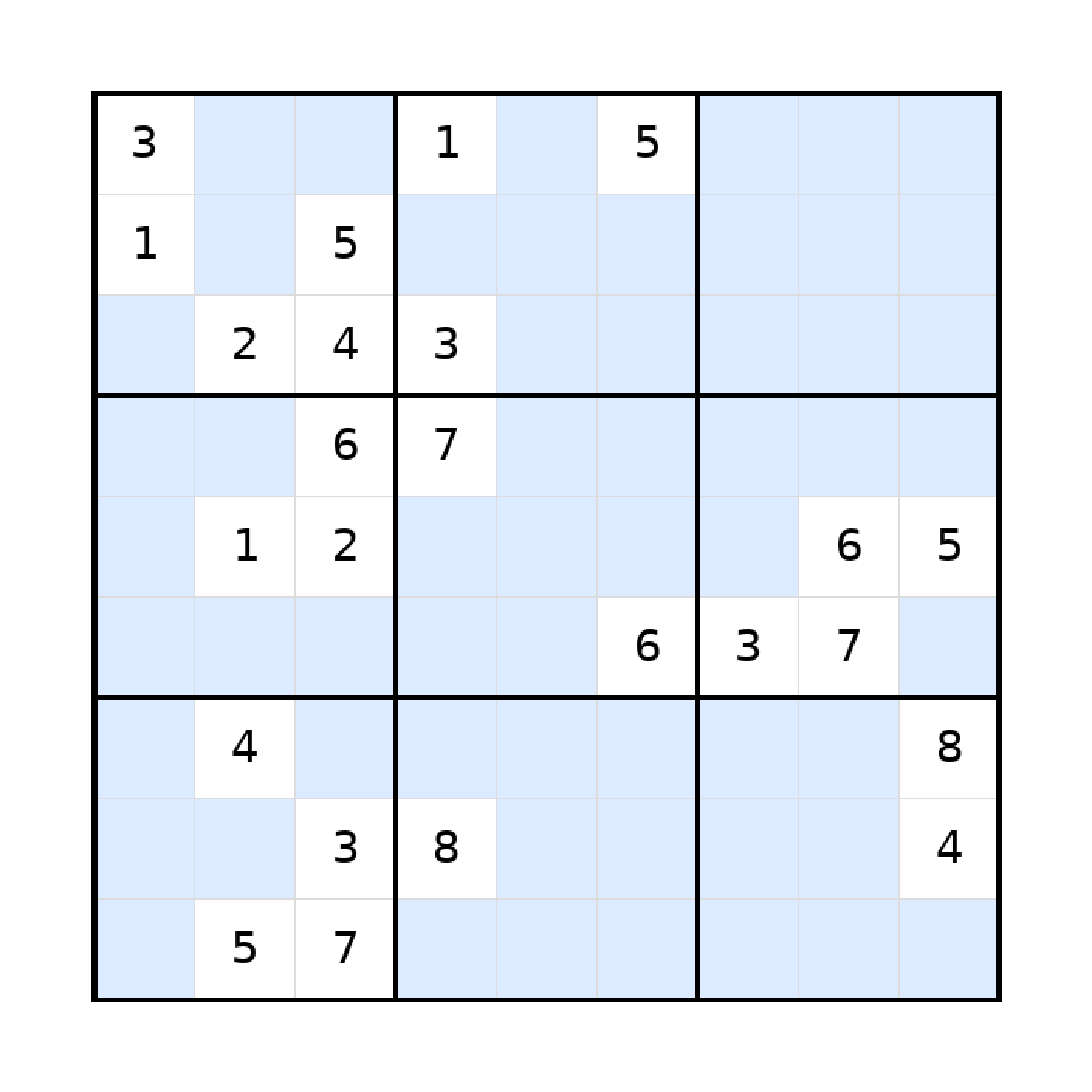 Sudoku-Rätsel Sudoku 9x9 (schwer) für Teenager aus der Kategorie Sudoku - kostenlos ausdrucken