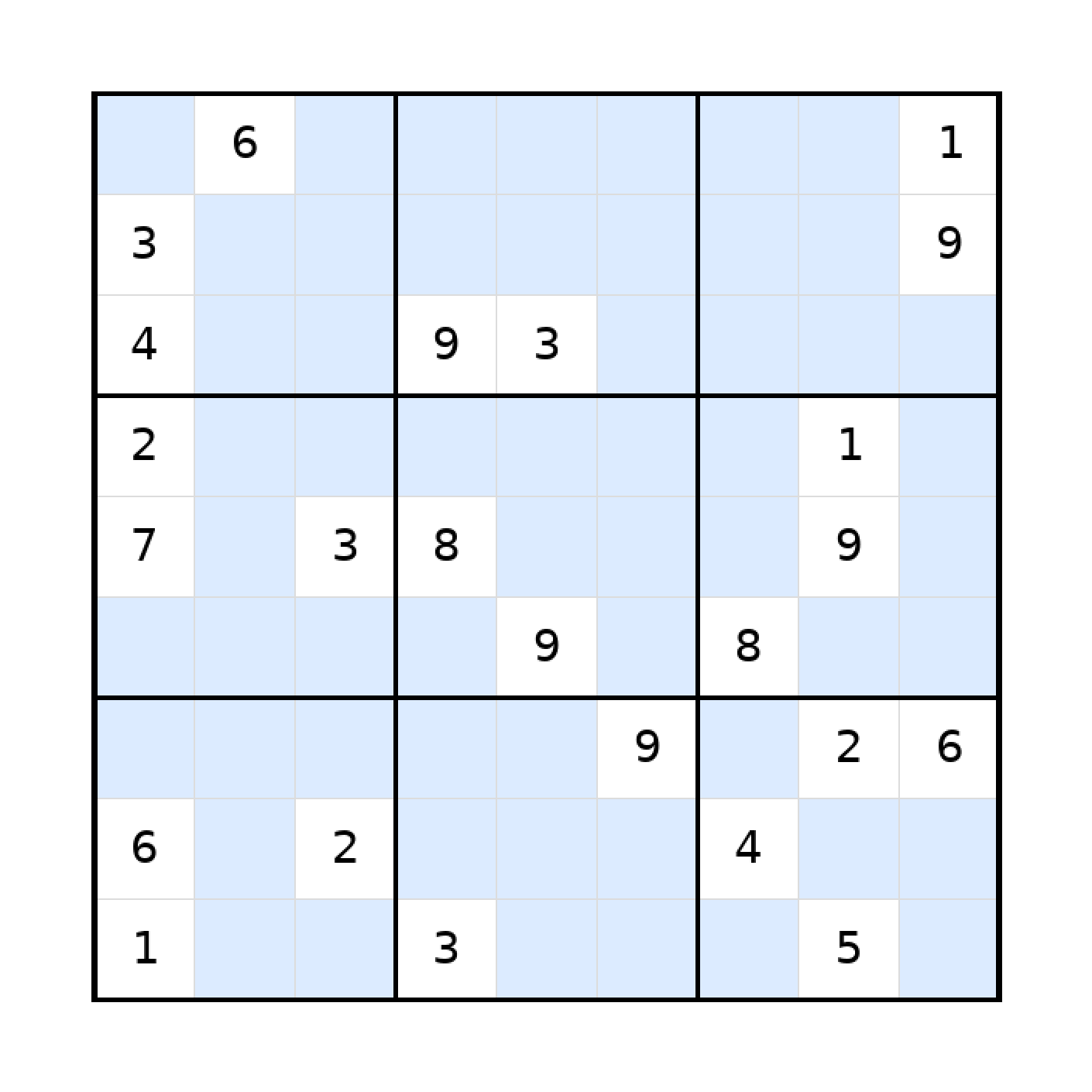 Sudoku-Rätsel Sudoku 9x9 (schwer) für Teenager aus der Kategorie Sudoku - kostenlos ausdrucken