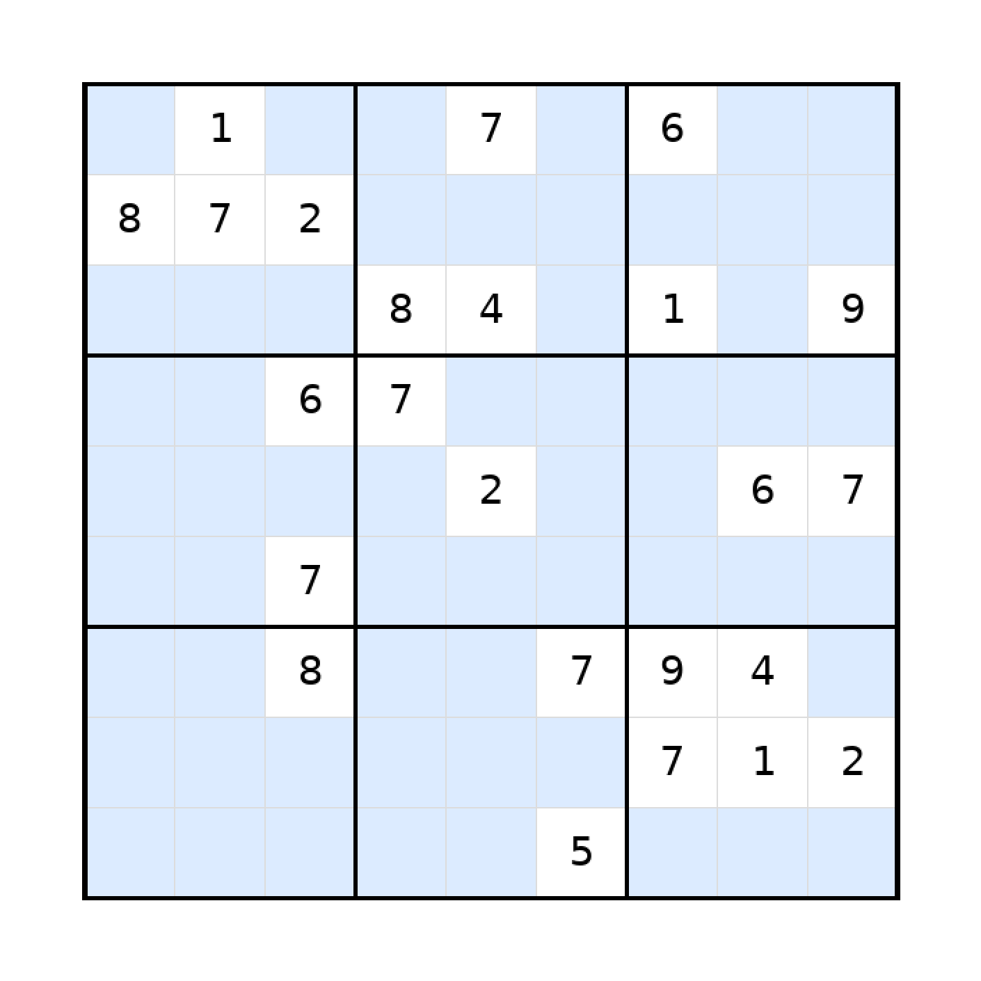 Sudoku-Rätsel Sudoku 9x9 (schwer) für Teenager aus der Kategorie Sudoku - kostenlos ausdrucken