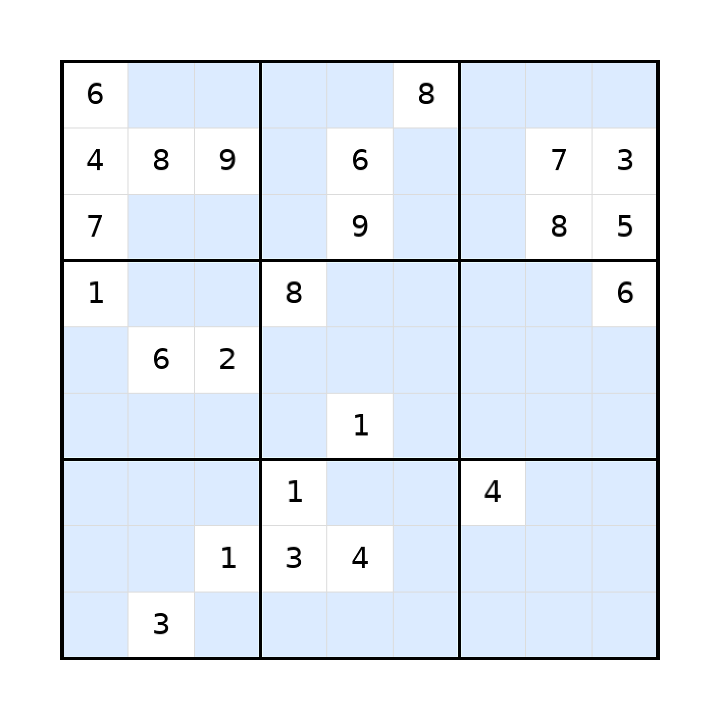 Sudoku-Rätsel Sudoku 9x9 (schwer) für Teenager aus der Kategorie Sudoku - kostenlos ausdrucken