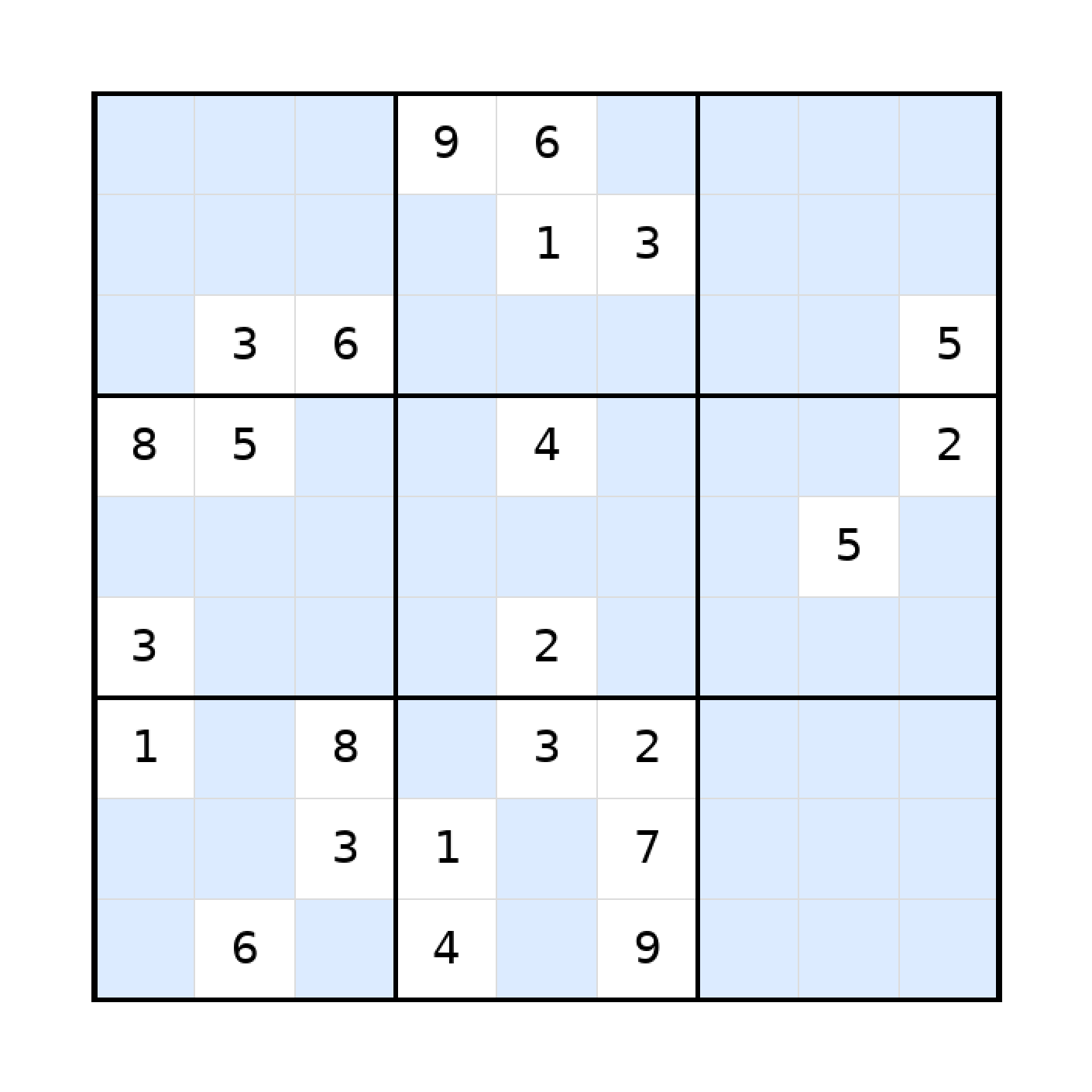 Sudoku-Rätsel Sudoku 9x9 (schwer) für Teenager aus der Kategorie Sudoku - kostenlos ausdrucken