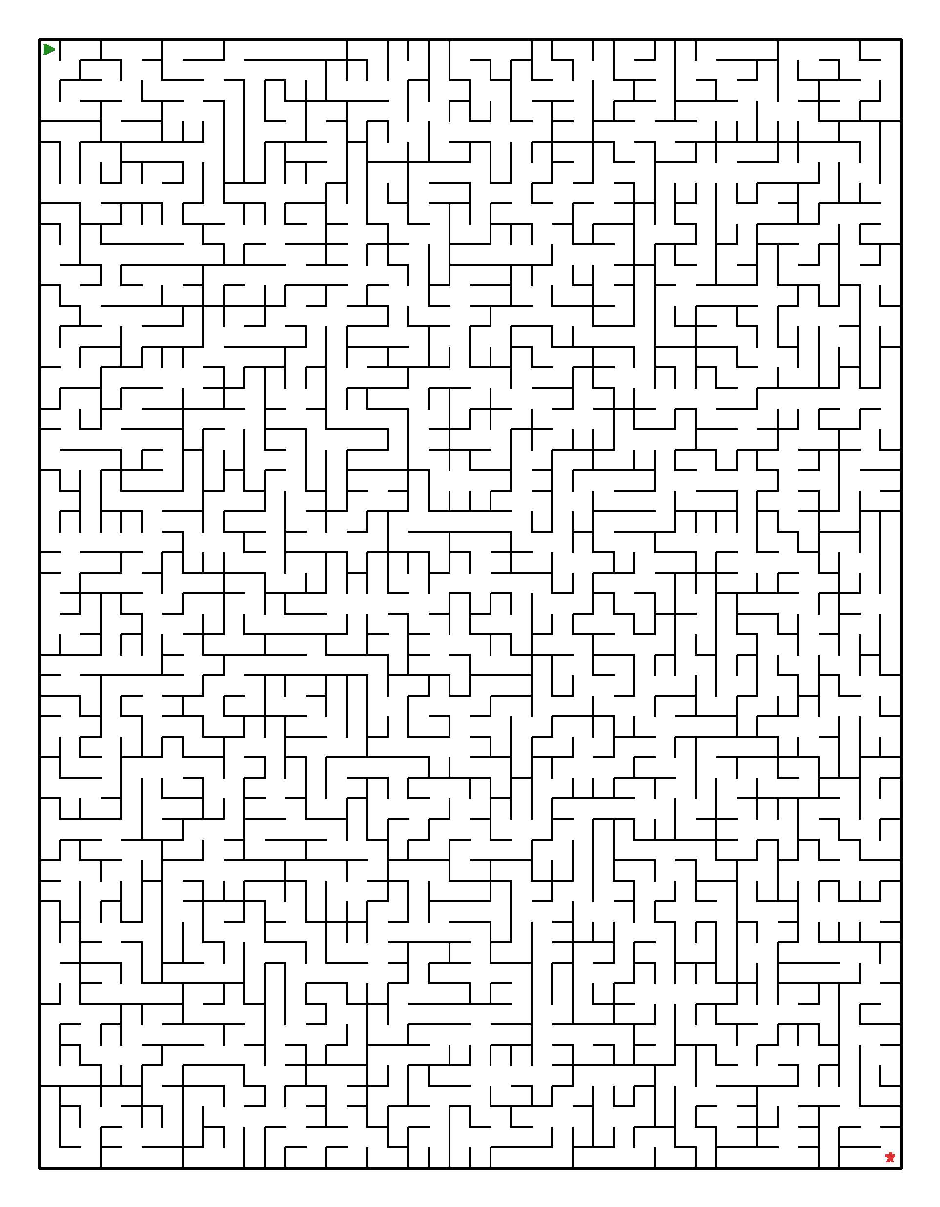 Labyrinth-Rätsel Labyrinth (mittel) für Erwachsene aus der Kategorie Labyrinth - kostenlos ausdrucken