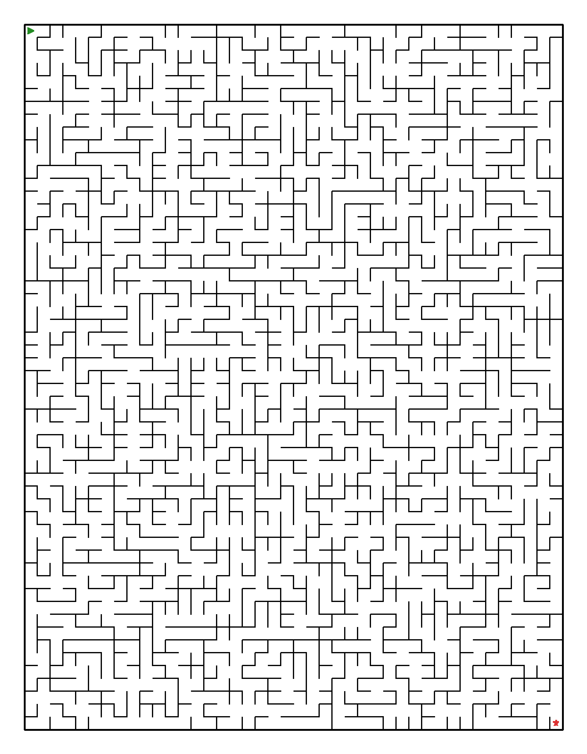 Labyrinth-Rätsel Labyrinth (mittel) für Erwachsene aus der Kategorie Labyrinth - kostenlos ausdrucken