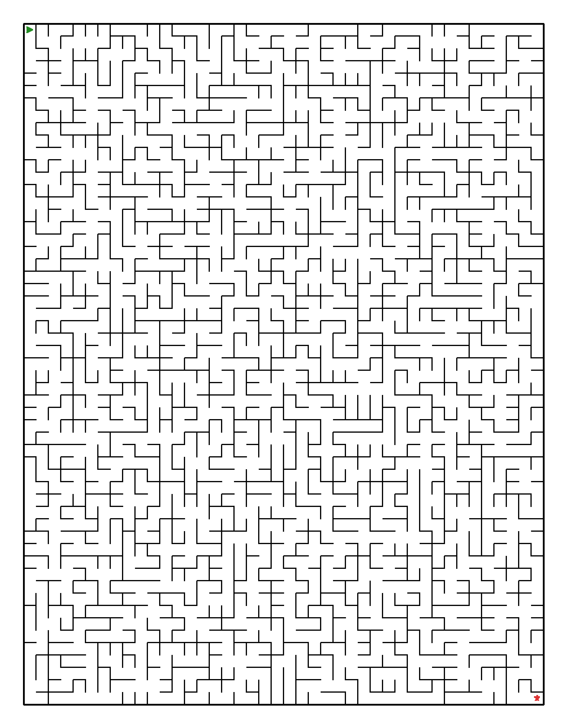 Labyrinth-Rätsel Labyrinth (mittel) für Erwachsene aus der Kategorie Labyrinth - kostenlos ausdrucken