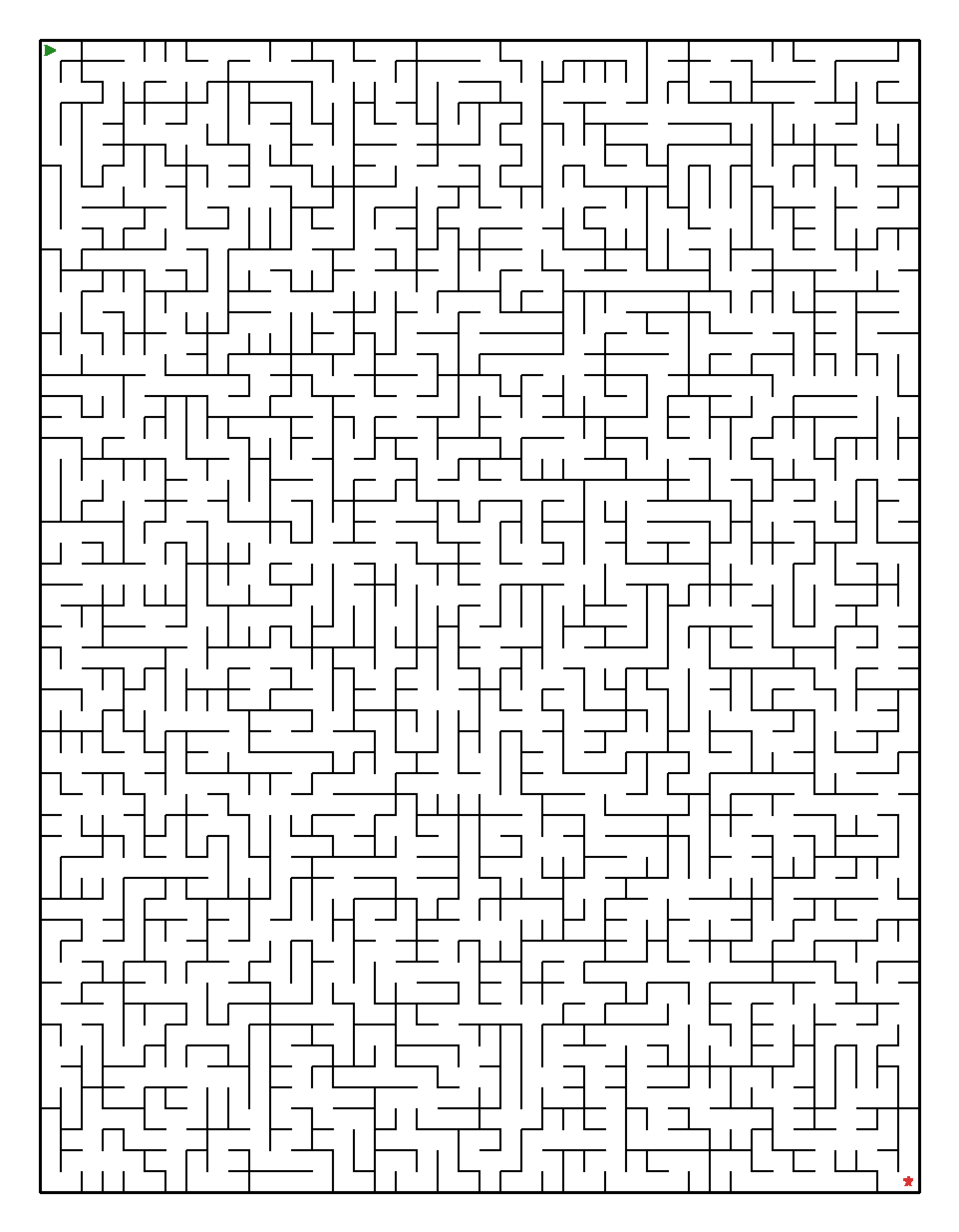 Labyrinth-Rätsel Labyrinth (mittel) für Erwachsene aus der Kategorie Labyrinth - kostenlos ausdrucken