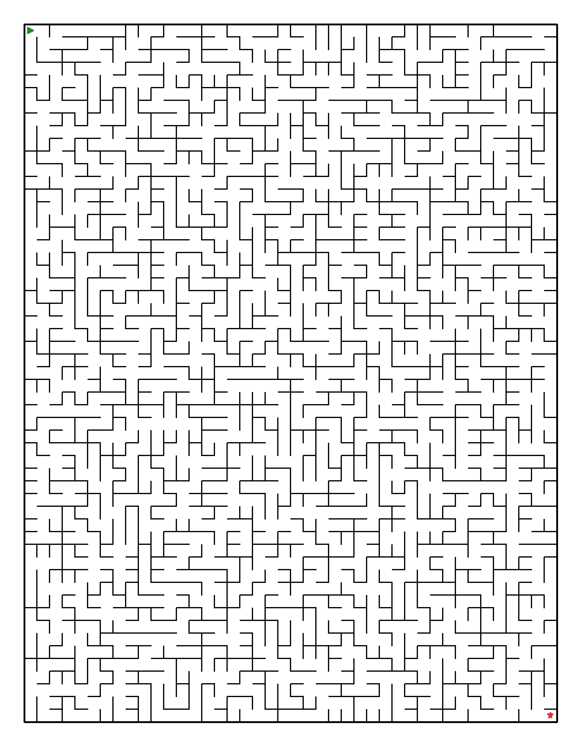 Labyrinth-Rätsel Labyrinth (mittel) für Erwachsene aus der Kategorie Labyrinth - kostenlos ausdrucken