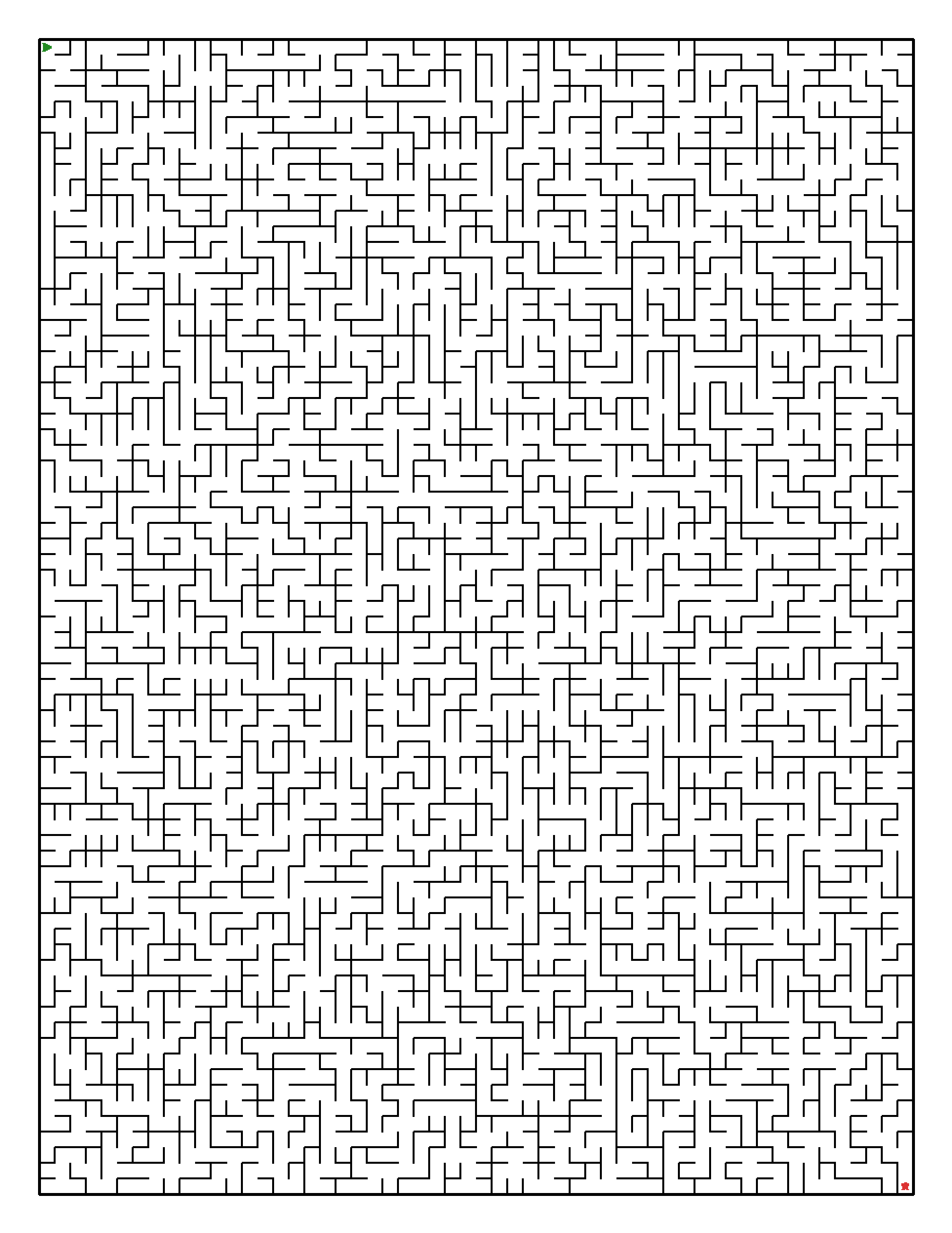 Labyrinth-Rätsel Labyrinth (schwer) für Erwachsene aus der Kategorie Labyrinth - kostenlos ausdrucken