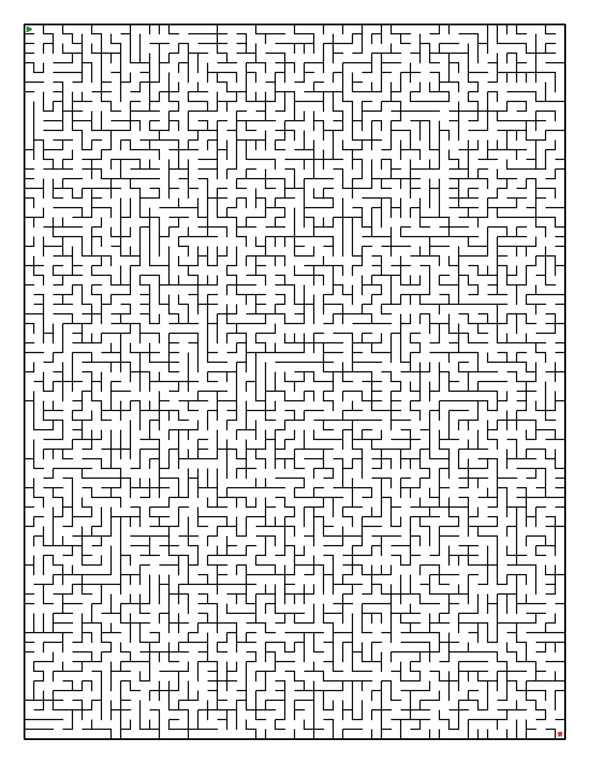 Labyrinth-Rätsel Labyrinth (schwer) für Erwachsene aus der Kategorie Labyrinth - kostenlos ausdrucken