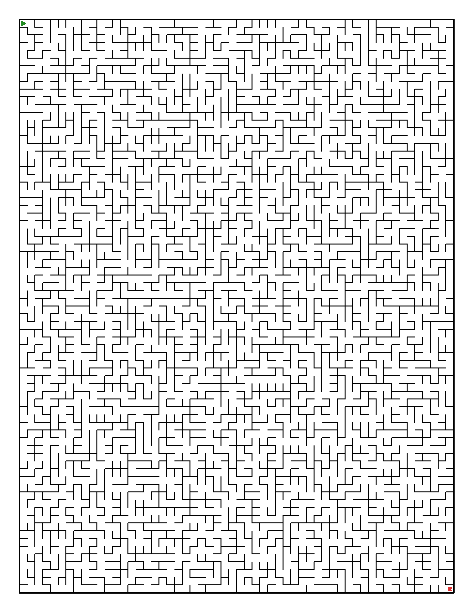 Labyrinth-Rätsel Labyrinth (schwer) für Erwachsene aus der Kategorie Labyrinth - kostenlos ausdrucken