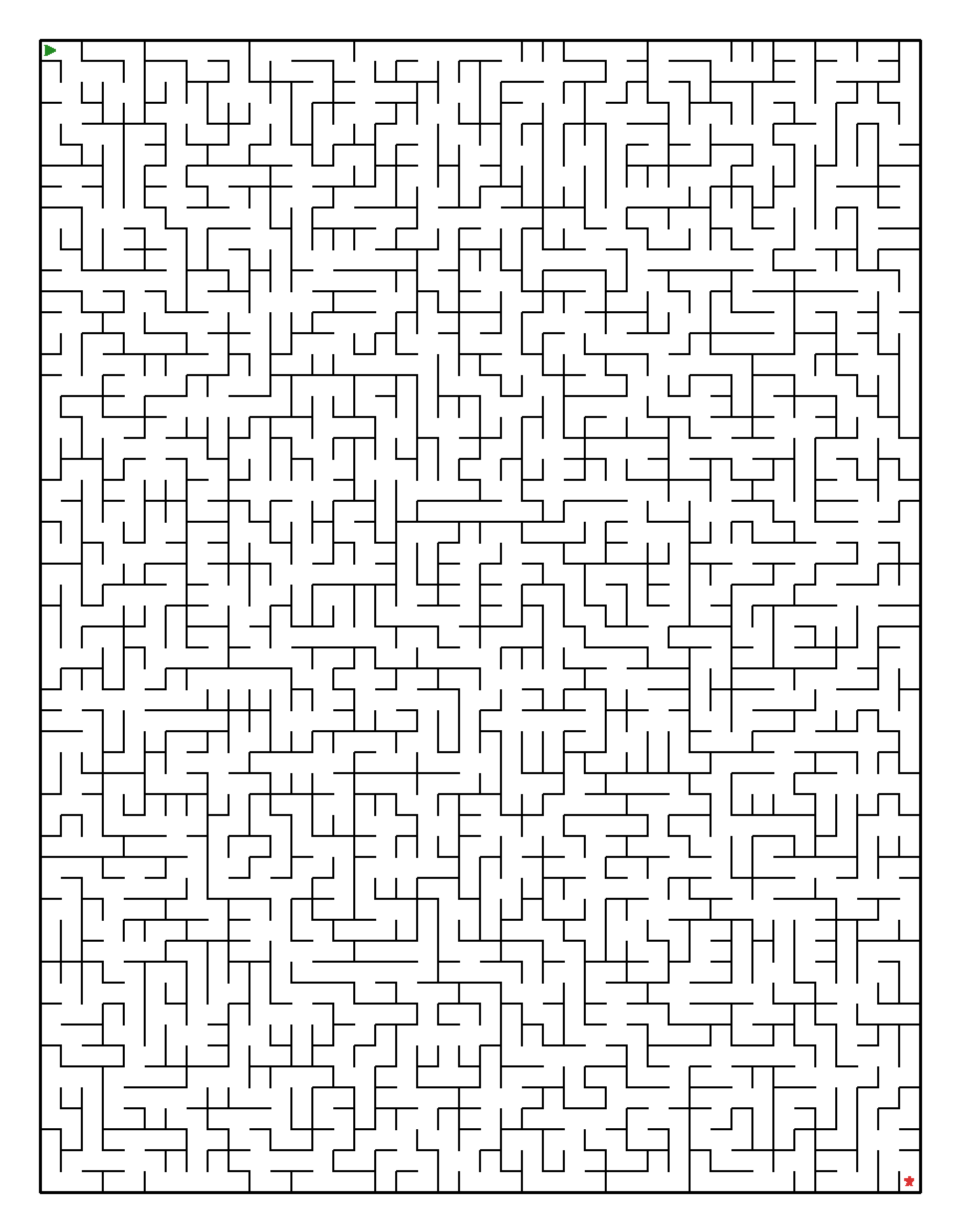 Labyrinth-Rätsel Labyrinth (mittel) für Erwachsene aus der Kategorie Labyrinth - kostenlos ausdrucken