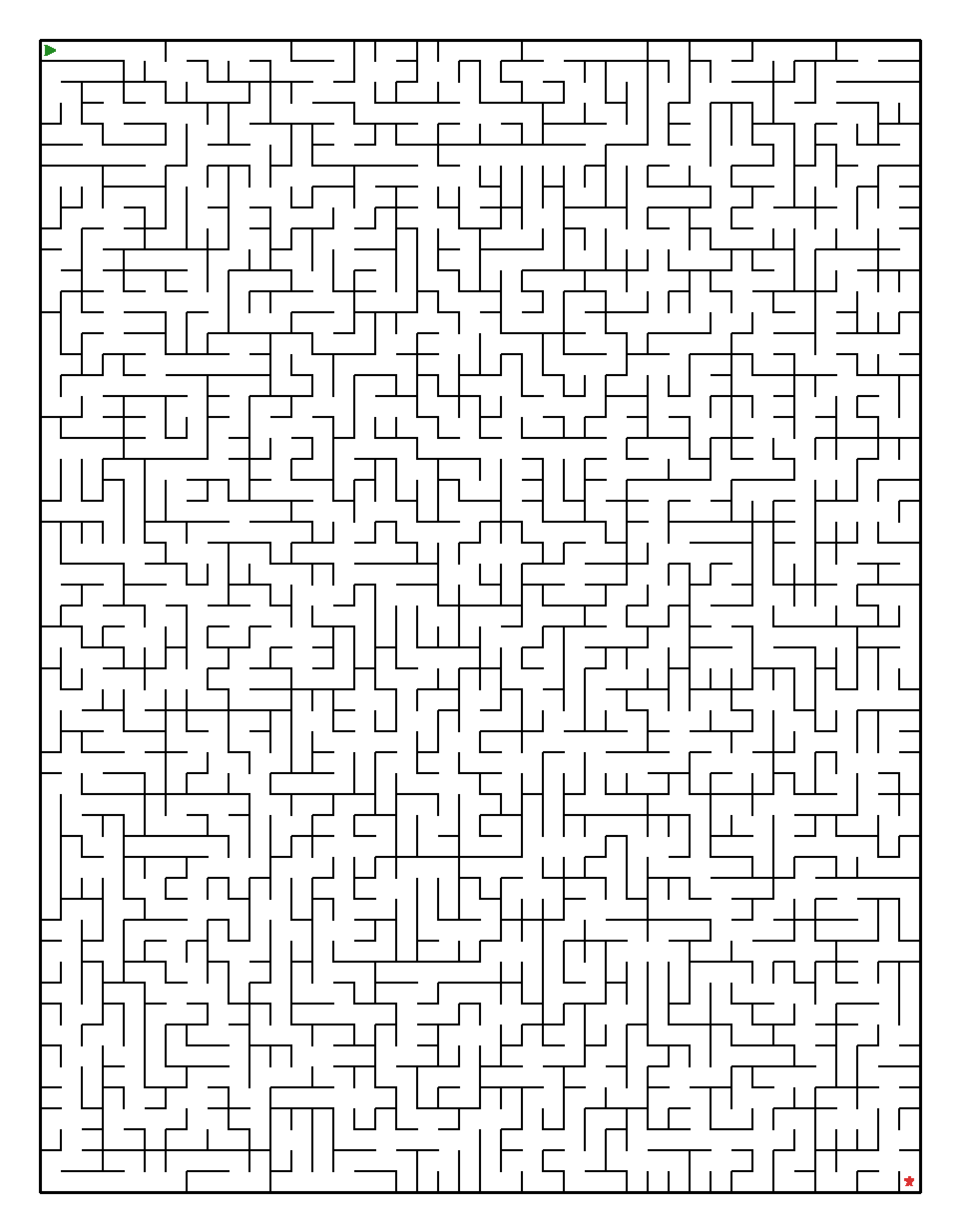 Labyrinth-Rätsel Labyrinth (mittel) für Erwachsene aus der Kategorie Labyrinth - kostenlos ausdrucken