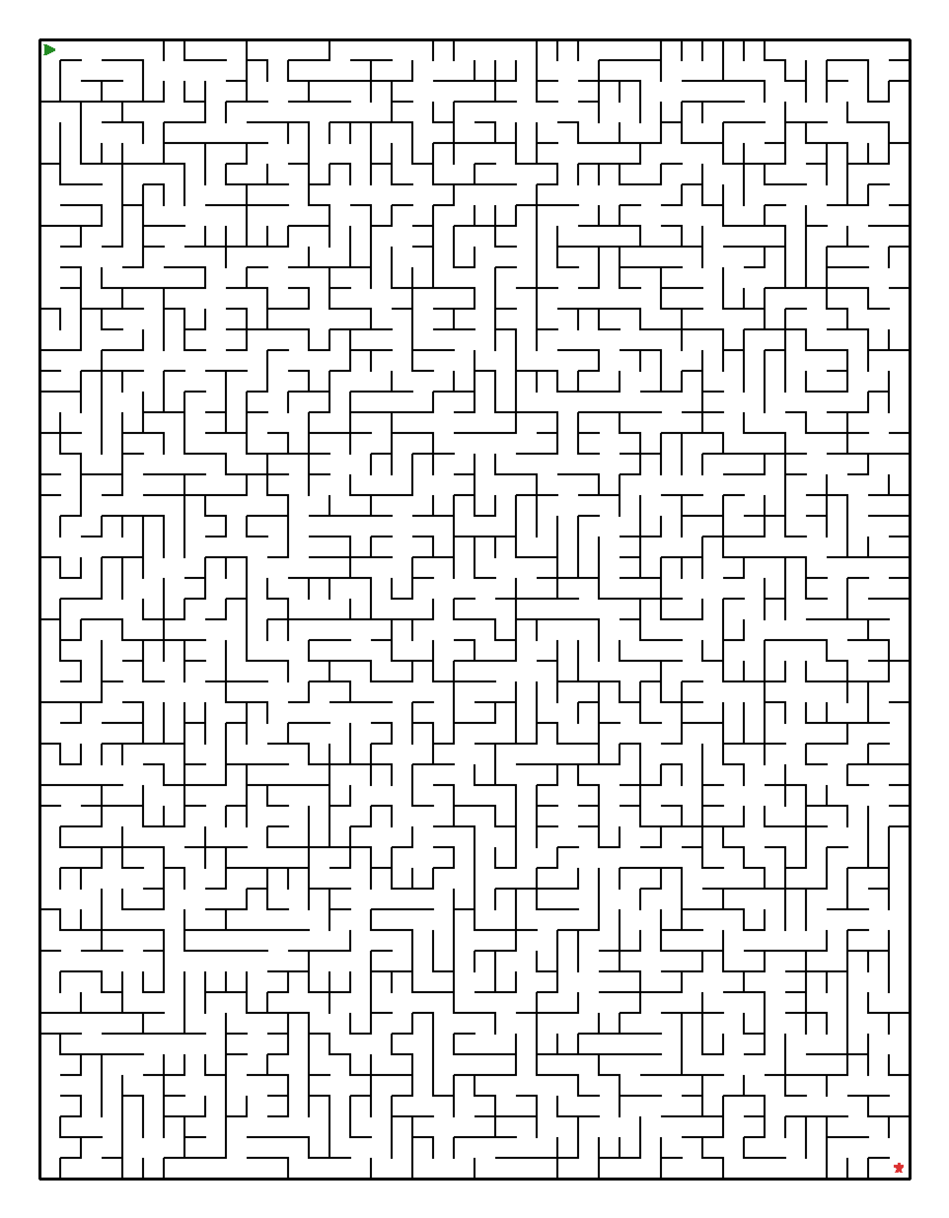 Labyrinth-Rätsel Labyrinth (mittel) für Erwachsene aus der Kategorie Labyrinth - kostenlos ausdrucken