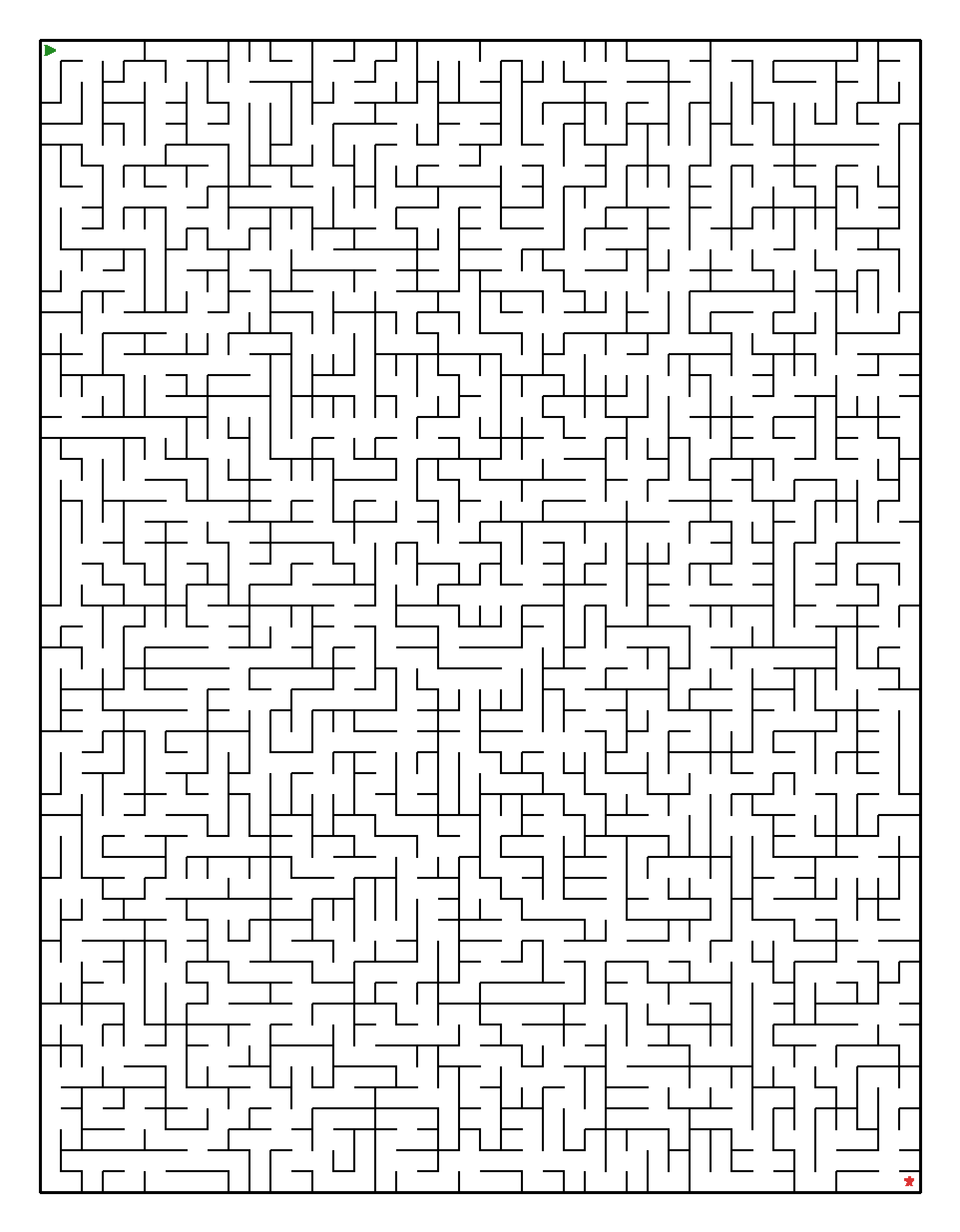 Labyrinth-Rätsel Labyrinth (mittel) für Erwachsene aus der Kategorie Labyrinth - kostenlos ausdrucken