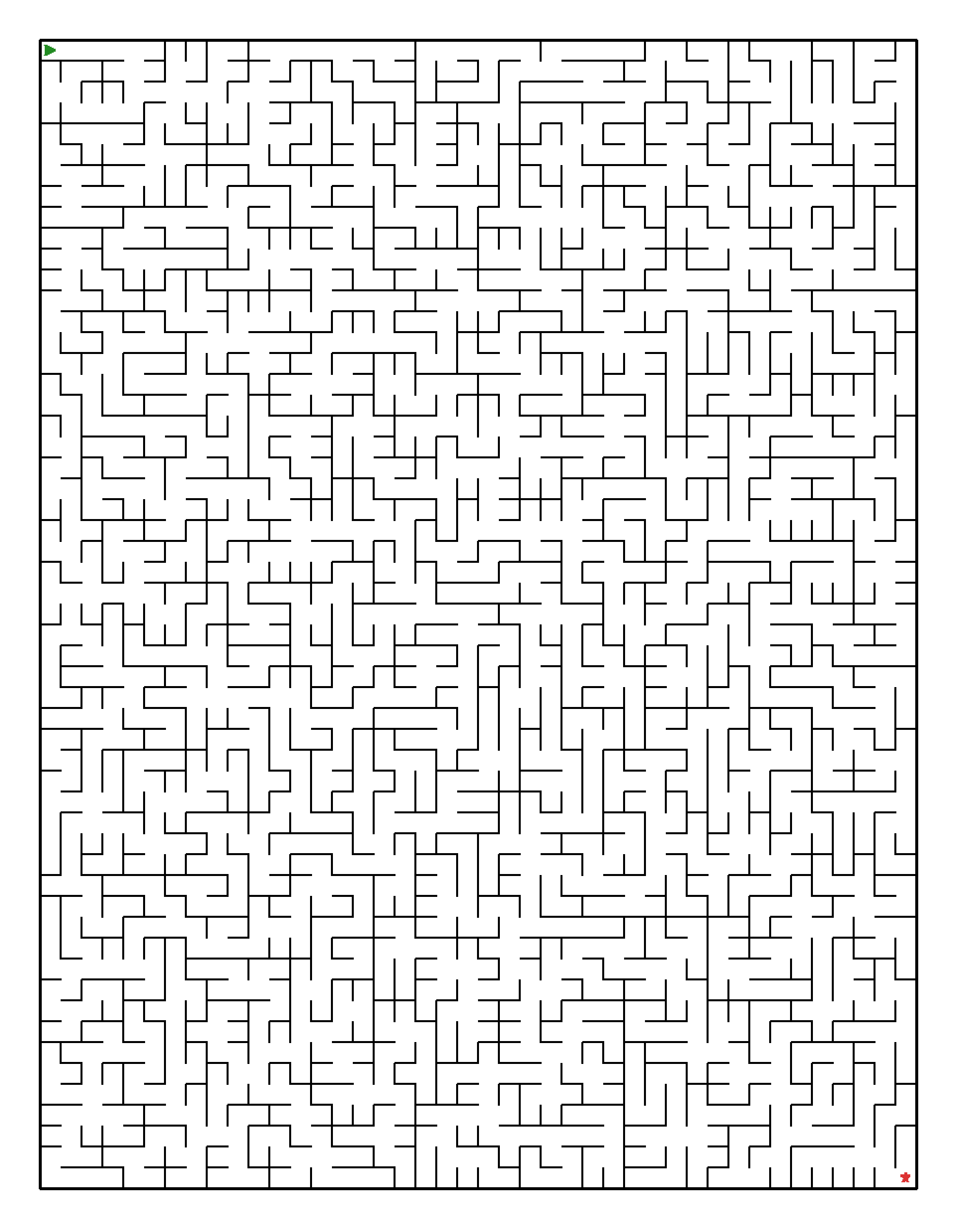 Labyrinth-Rätsel Labyrinth (mittel) für Erwachsene aus der Kategorie Labyrinth - kostenlos ausdrucken