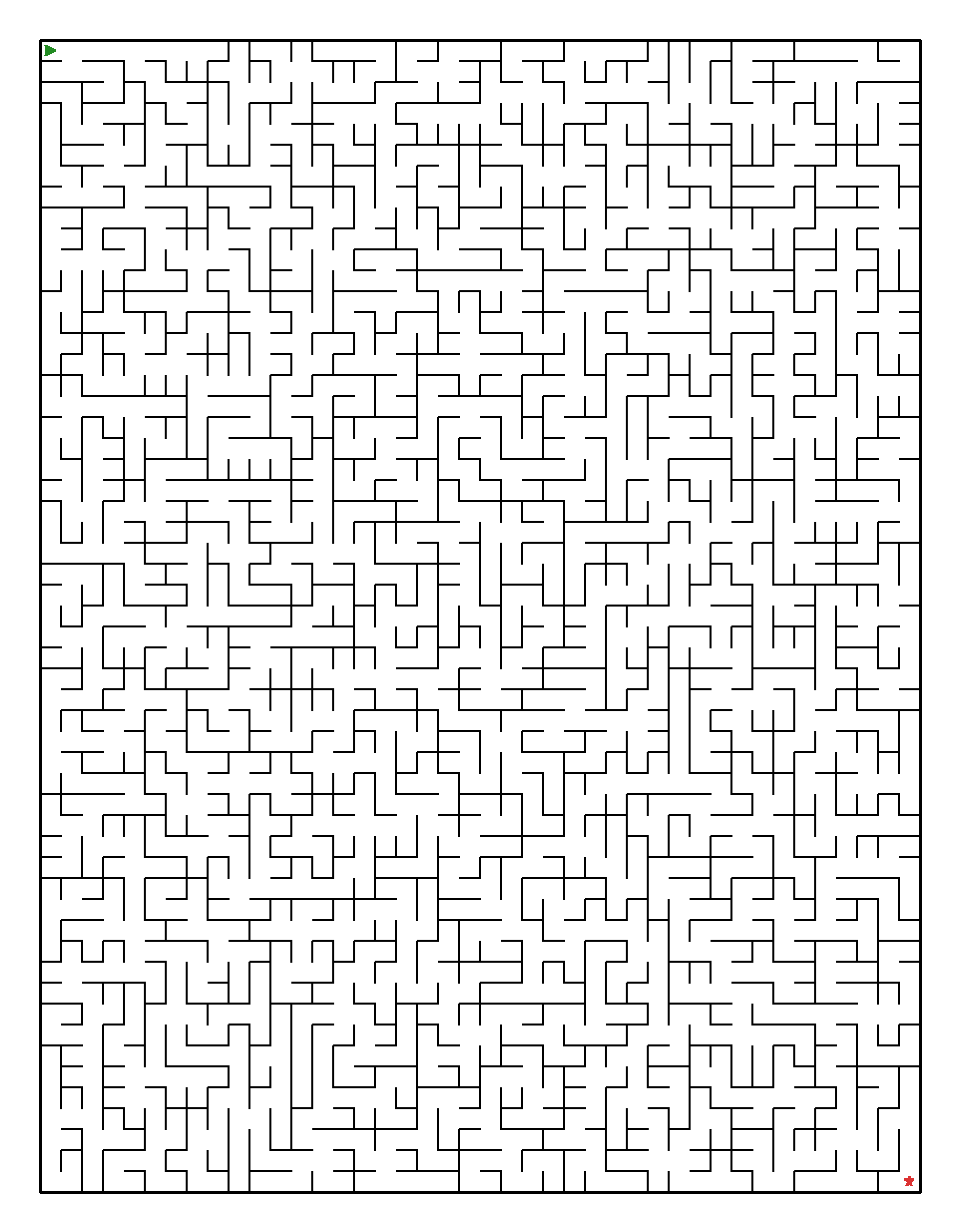 Labyrinth-Rätsel Labyrinth (mittel) für Erwachsene aus der Kategorie Labyrinth - kostenlos ausdrucken