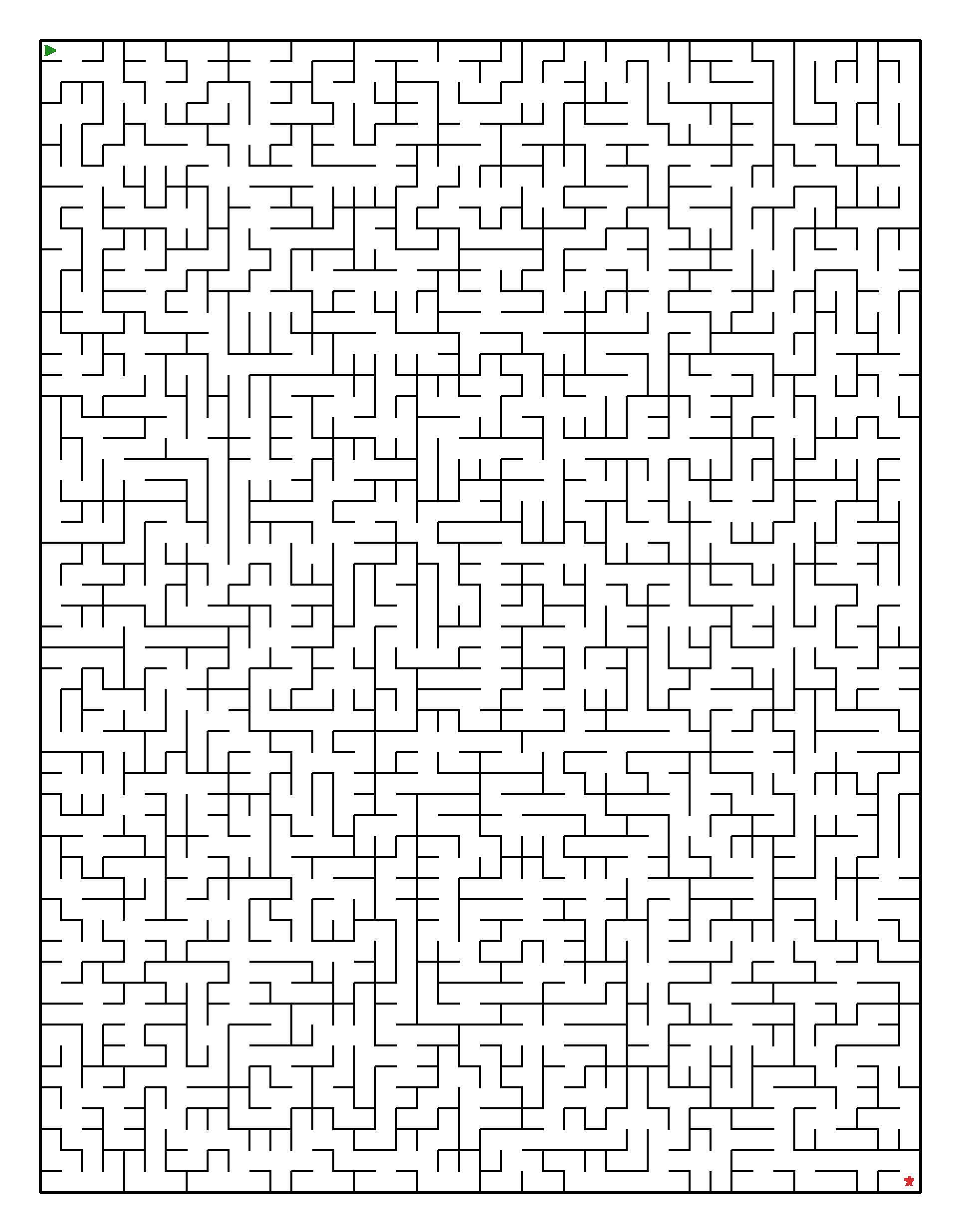 Labyrinth-Rätsel Labyrinth (mittel) für Erwachsene aus der Kategorie Labyrinth - kostenlos ausdrucken