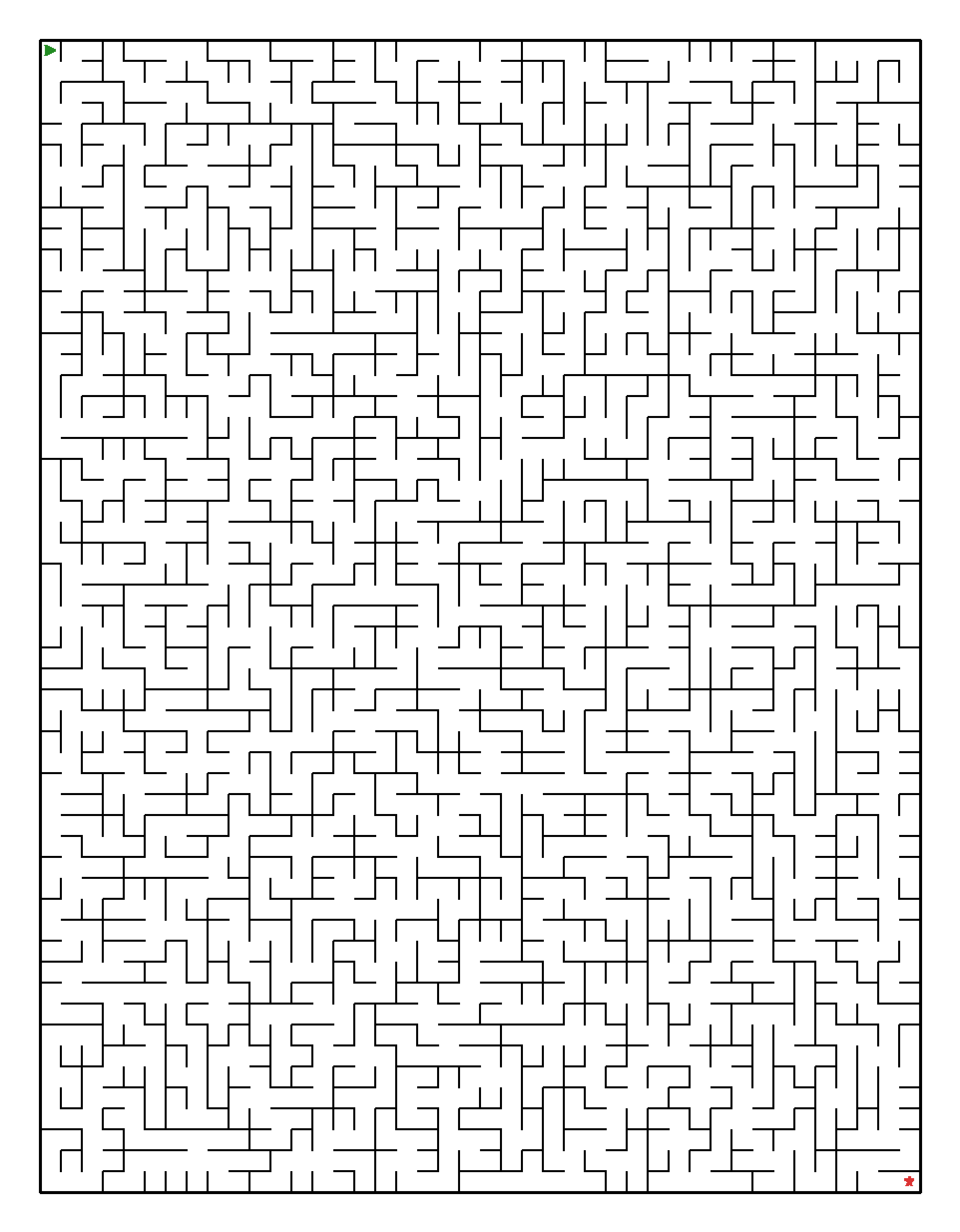 Labyrinth-Rätsel Labyrinth (mittel) für Erwachsene aus der Kategorie Labyrinth - kostenlos ausdrucken