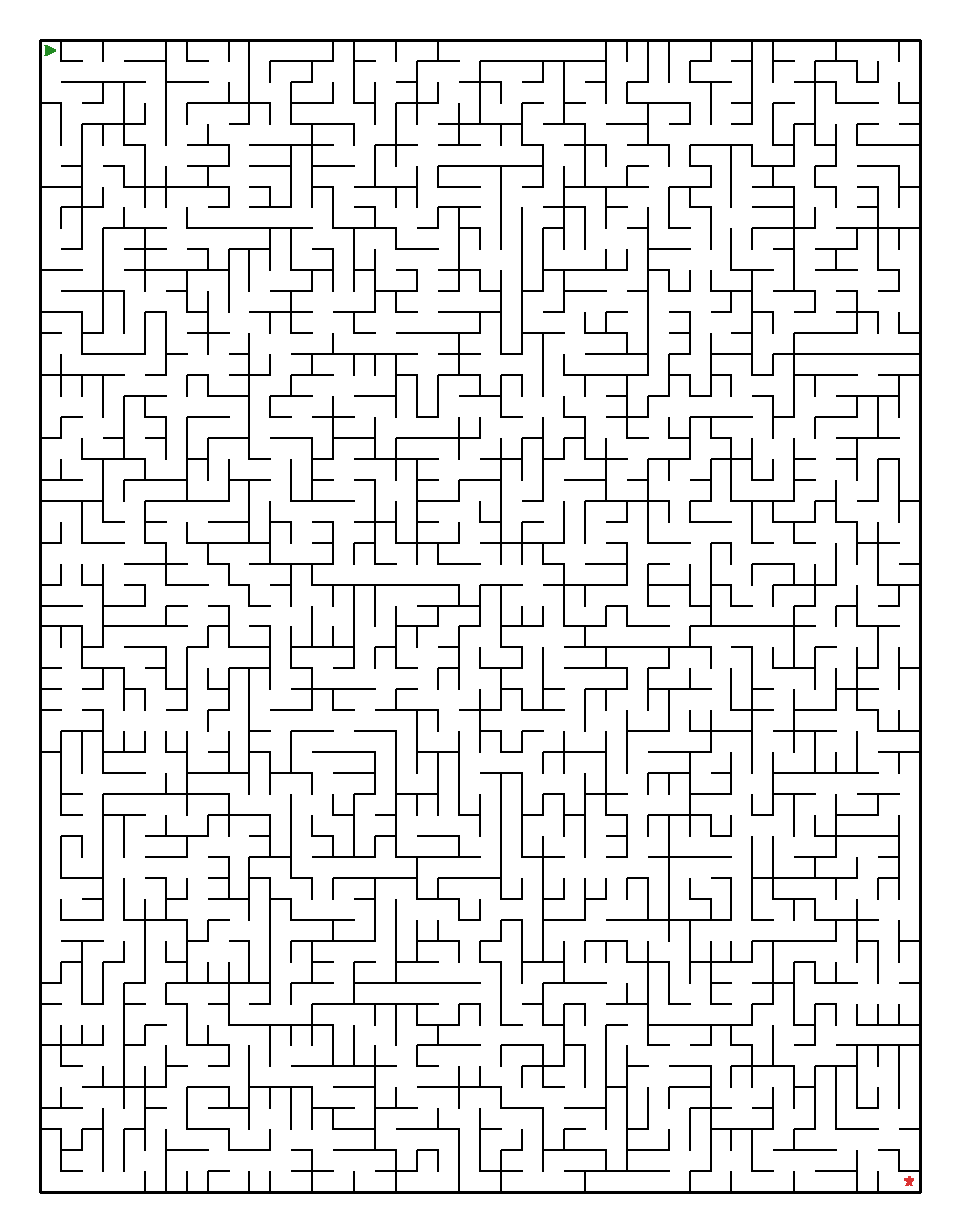 Labyrinth-Rätsel Labyrinth (mittel) für Erwachsene aus der Kategorie Labyrinth - kostenlos ausdrucken