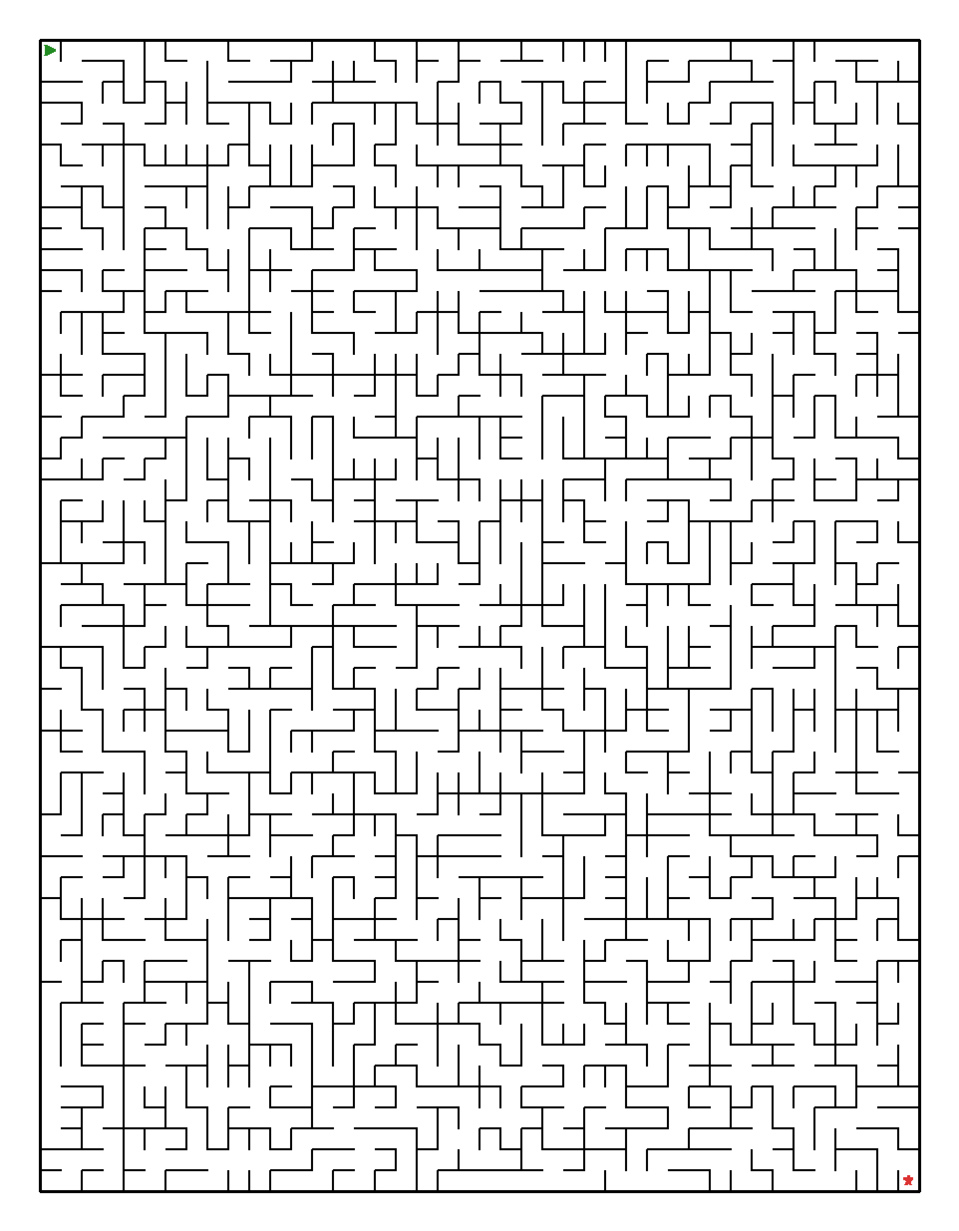 Labyrinth-Rätsel Labyrinth (mittel) für Erwachsene aus der Kategorie Labyrinth - kostenlos ausdrucken