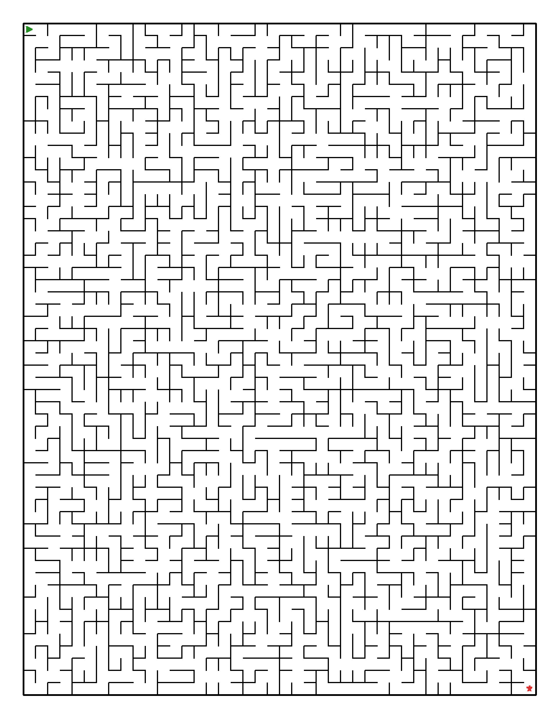 Labyrinth-Rätsel Labyrinth (mittel) für Erwachsene aus der Kategorie Labyrinth - kostenlos ausdrucken