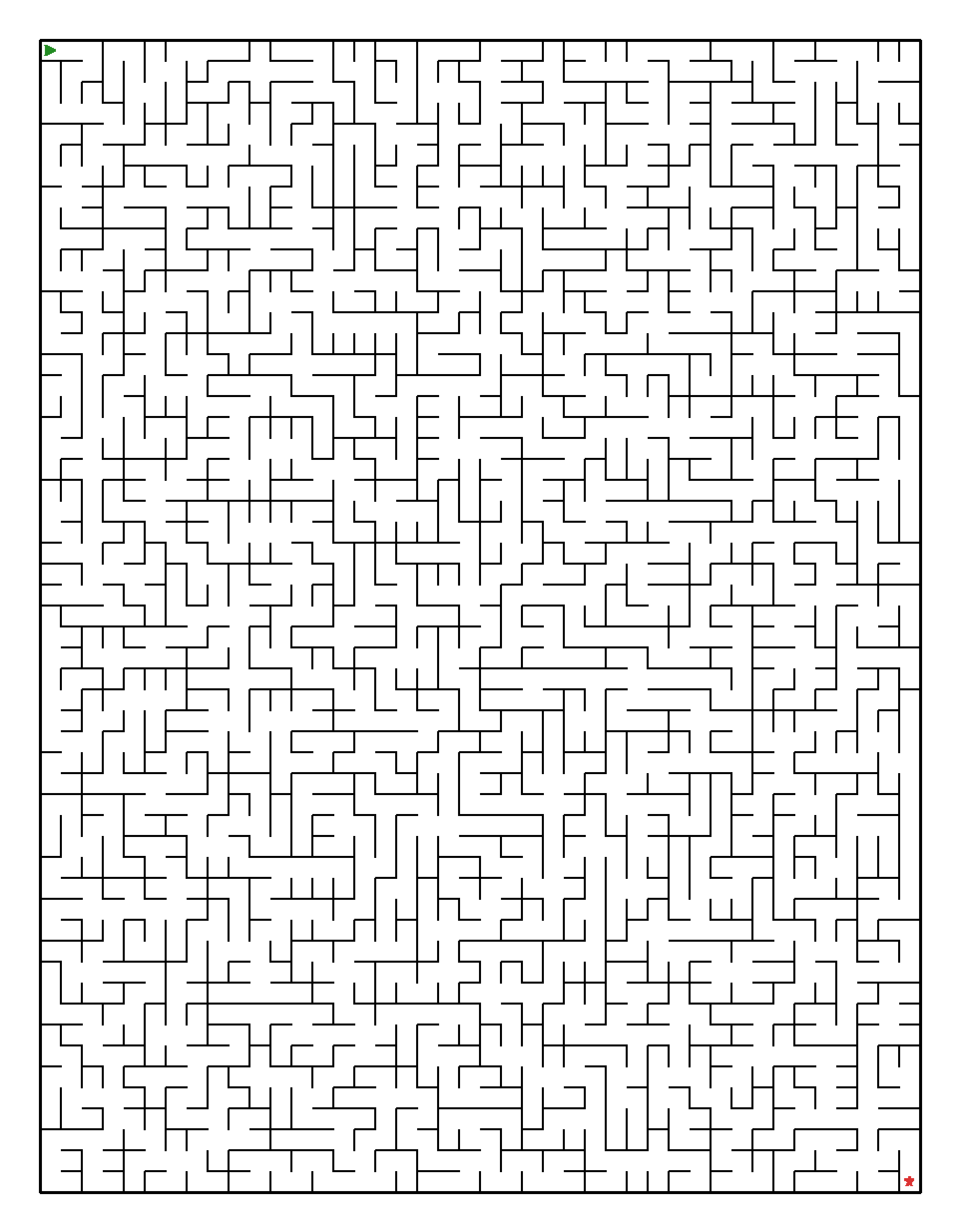 Labyrinth-Rätsel Labyrinth (mittel) für Erwachsene aus der Kategorie Labyrinth - kostenlos ausdrucken