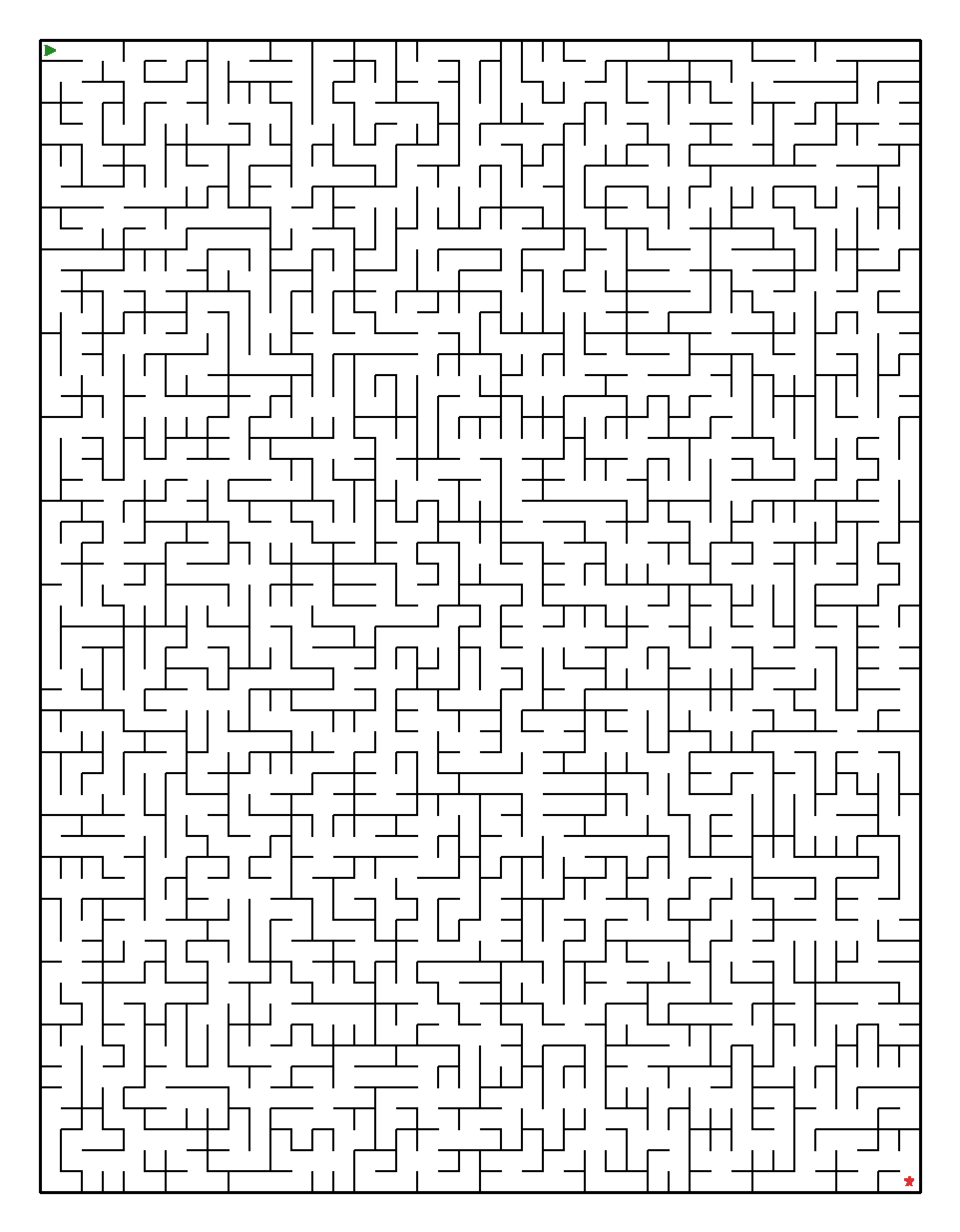 Labyrinth-Rätsel Labyrinth (mittel) für Erwachsene aus der Kategorie Labyrinth - kostenlos ausdrucken