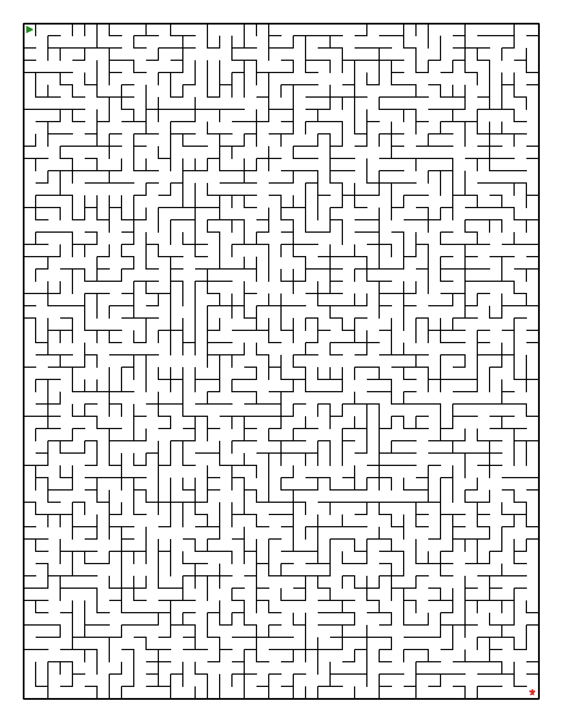 Labyrinth-Rätsel Labyrinth (mittel) für Erwachsene aus der Kategorie Labyrinth - kostenlos ausdrucken