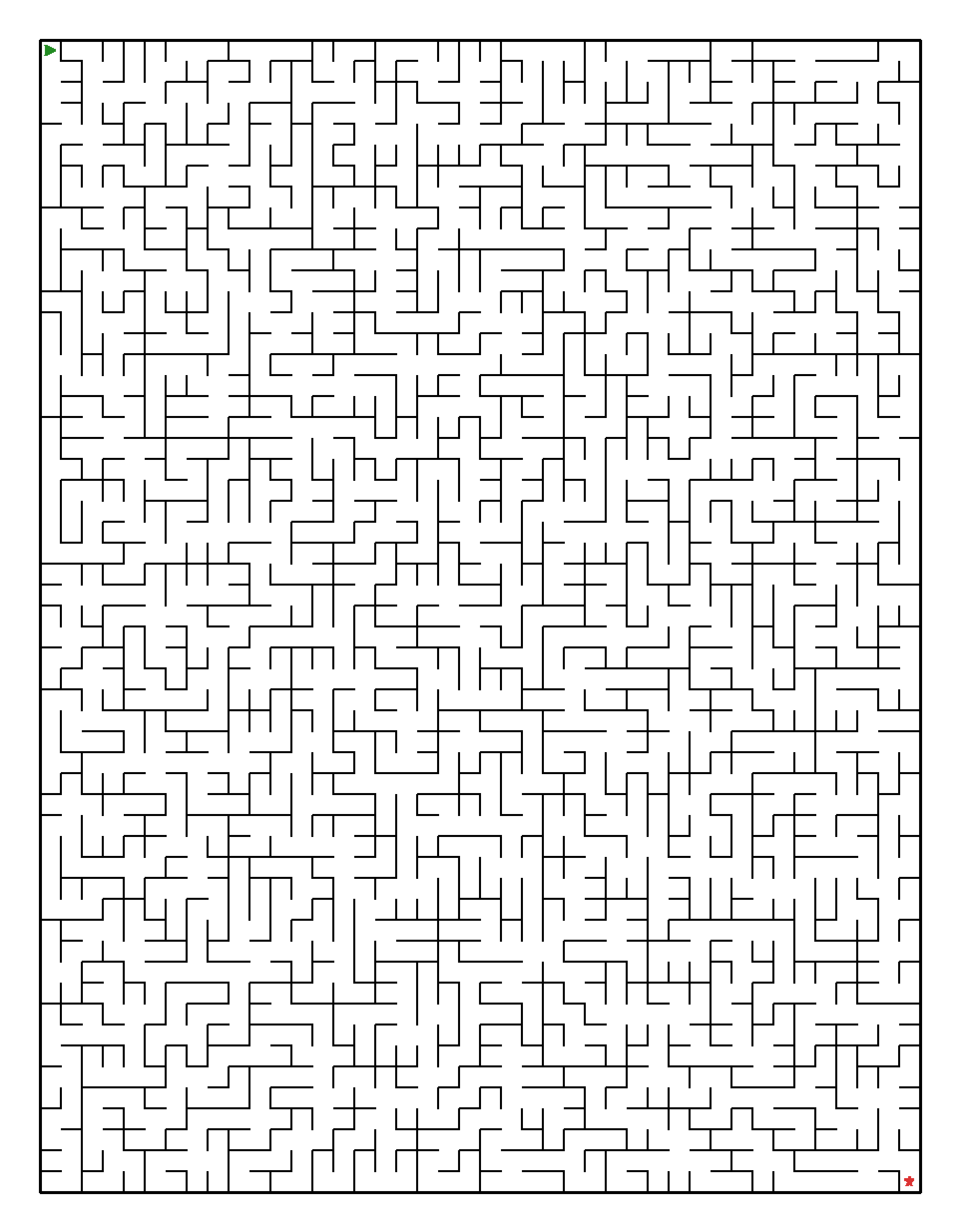 Labyrinth-Rätsel Labyrinth (mittel) für Erwachsene aus der Kategorie Labyrinth - kostenlos ausdrucken