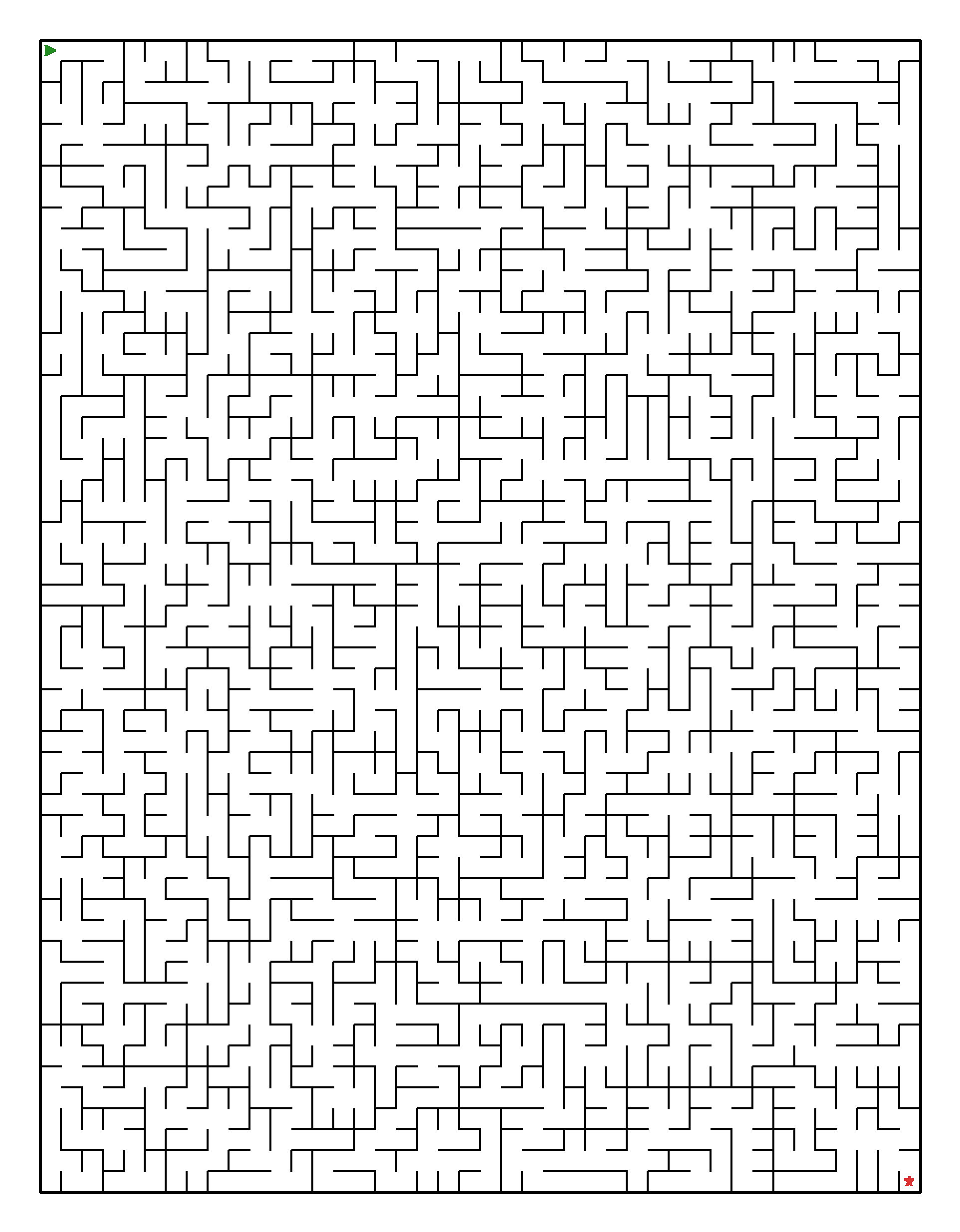 Labyrinth-Rätsel Labyrinth (mittel) für Erwachsene aus der Kategorie Labyrinth - kostenlos ausdrucken