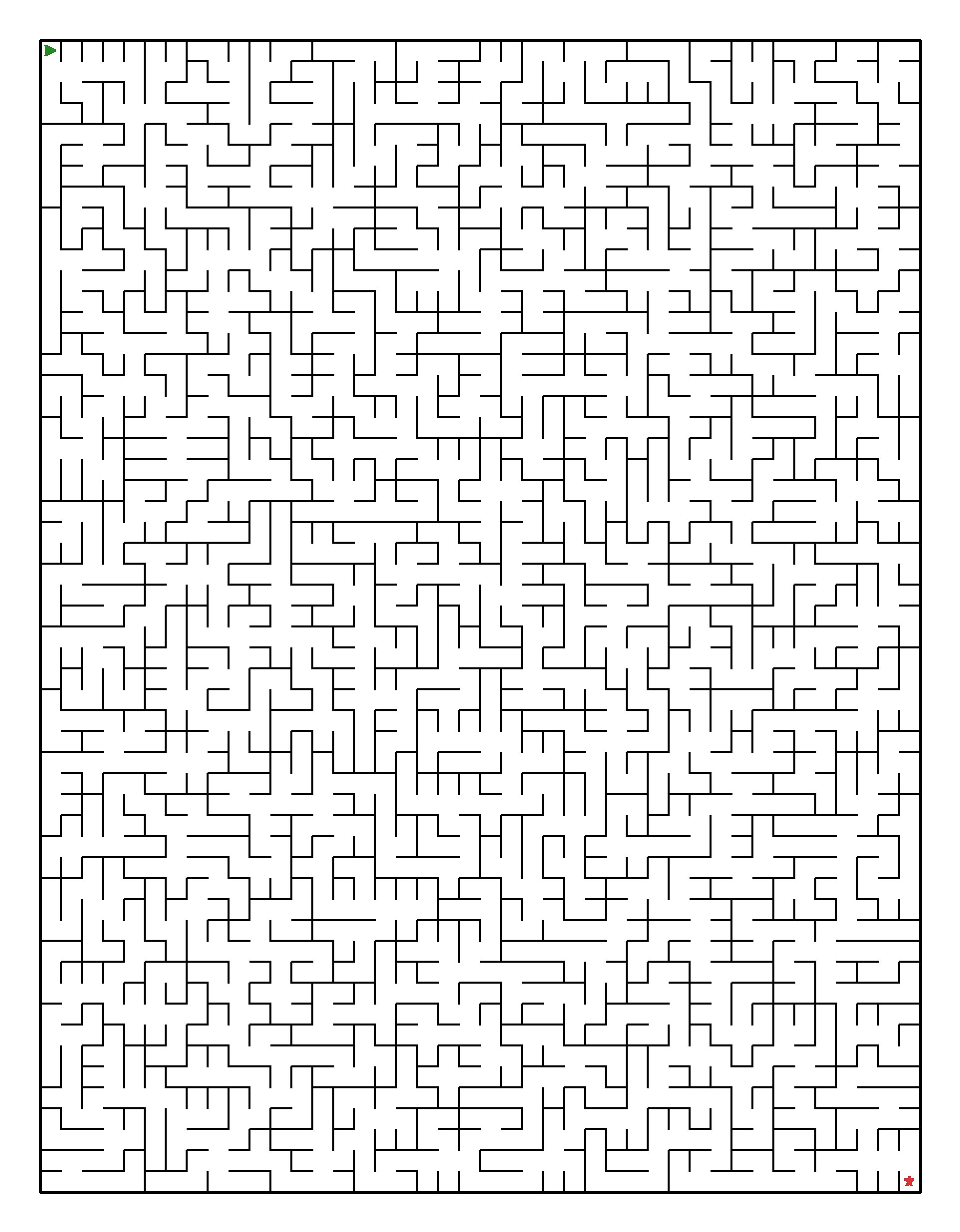 Labyrinth-Rätsel Labyrinth (mittel) für Erwachsene aus der Kategorie Labyrinth - kostenlos ausdrucken