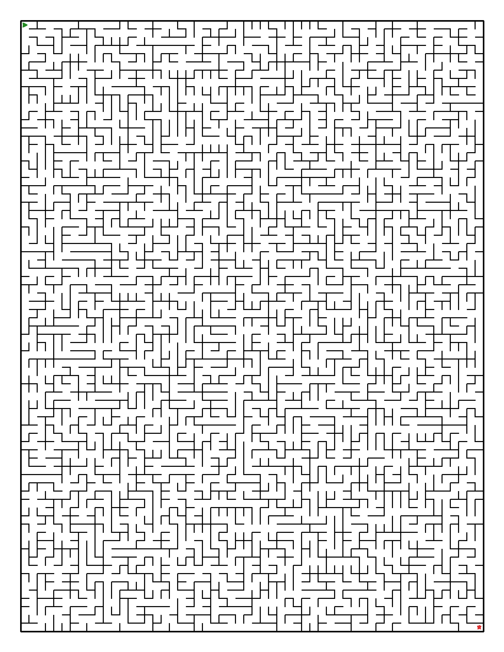 Labyrinth-Rätsel Labyrinth (schwer) für Erwachsene aus der Kategorie Labyrinth - kostenlos ausdrucken