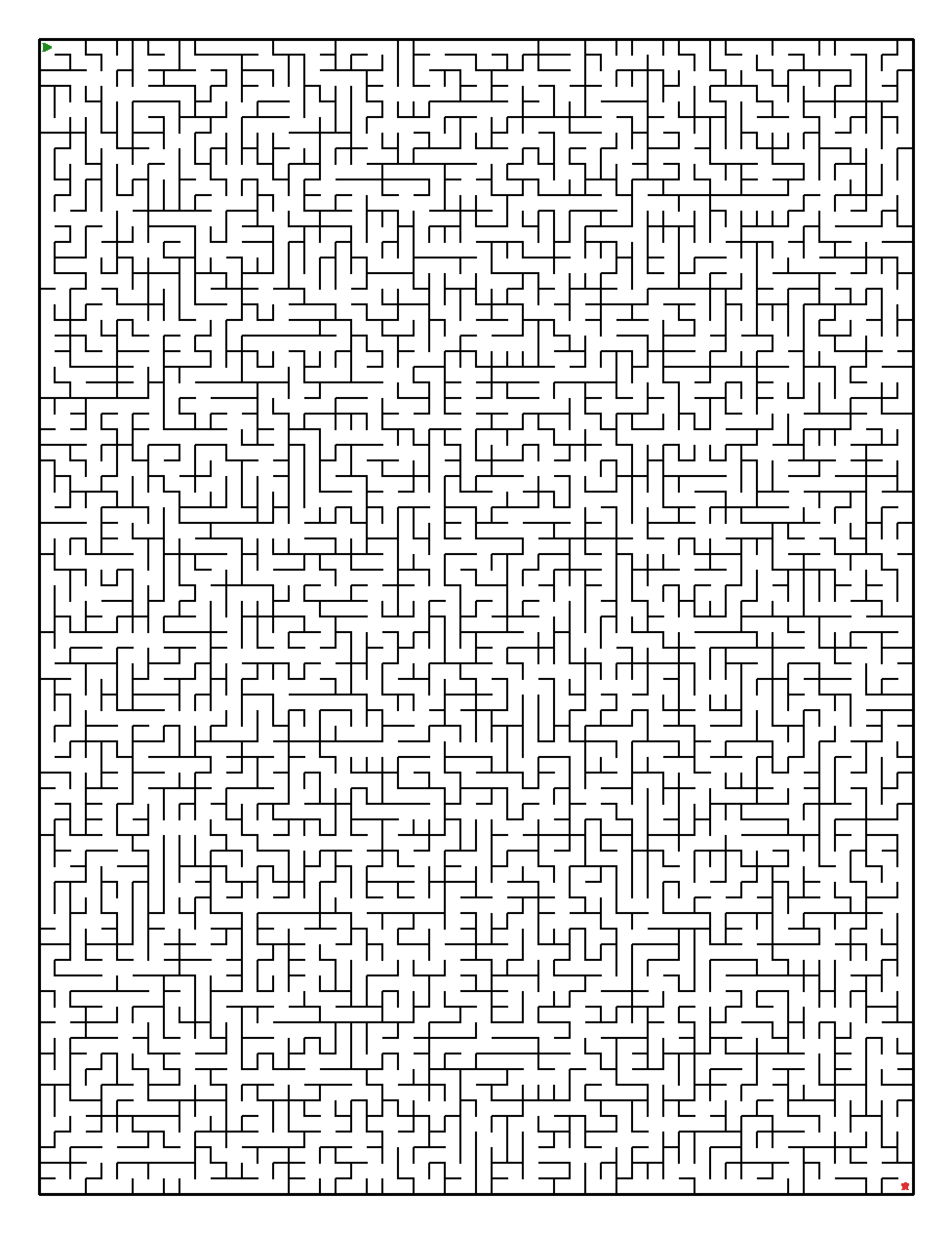 Labyrinth-Rätsel Labyrinth (schwer) für Erwachsene aus der Kategorie Labyrinth - kostenlos ausdrucken