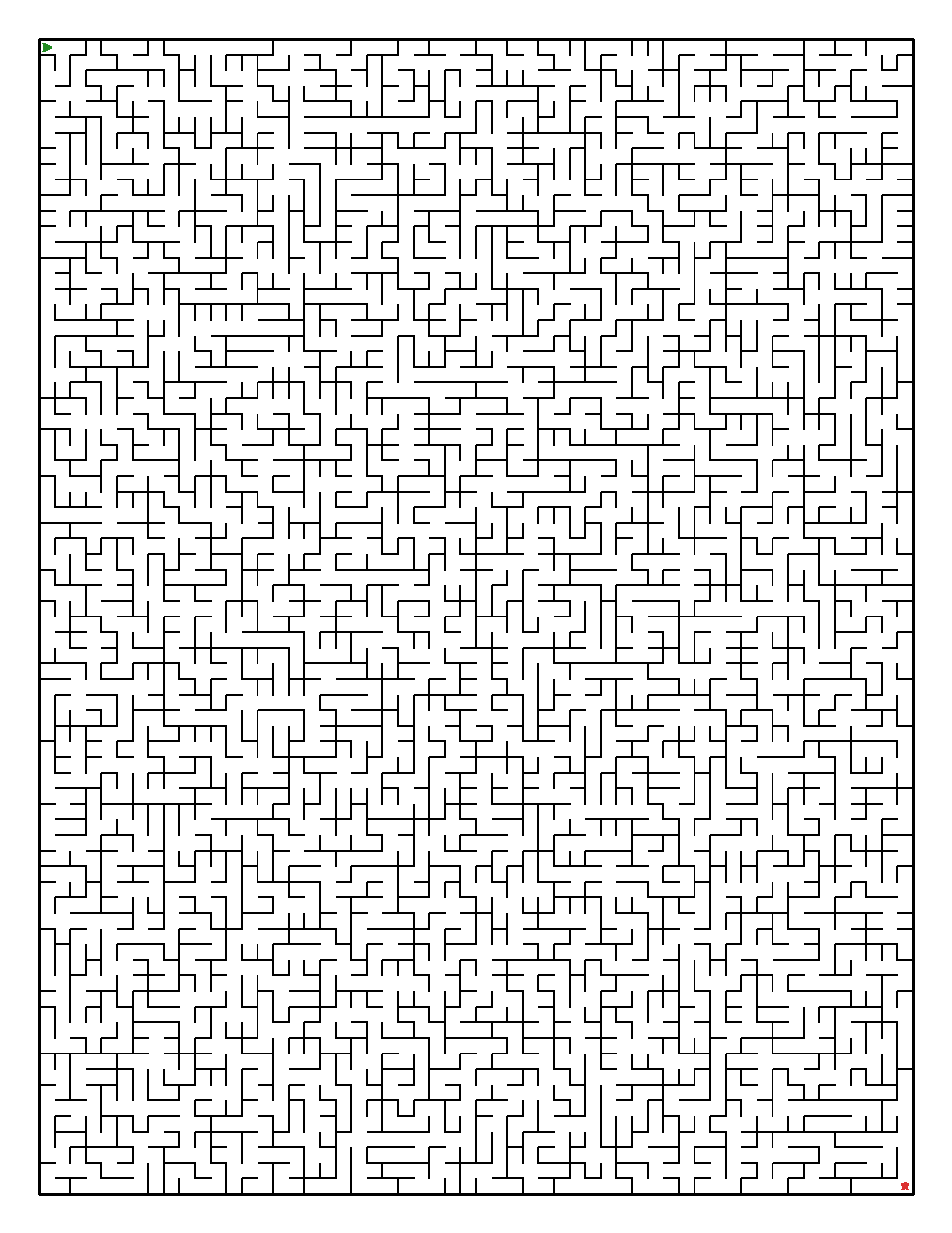 Labyrinth-Rätsel Labyrinth (schwer) für Erwachsene aus der Kategorie Labyrinth - kostenlos ausdrucken