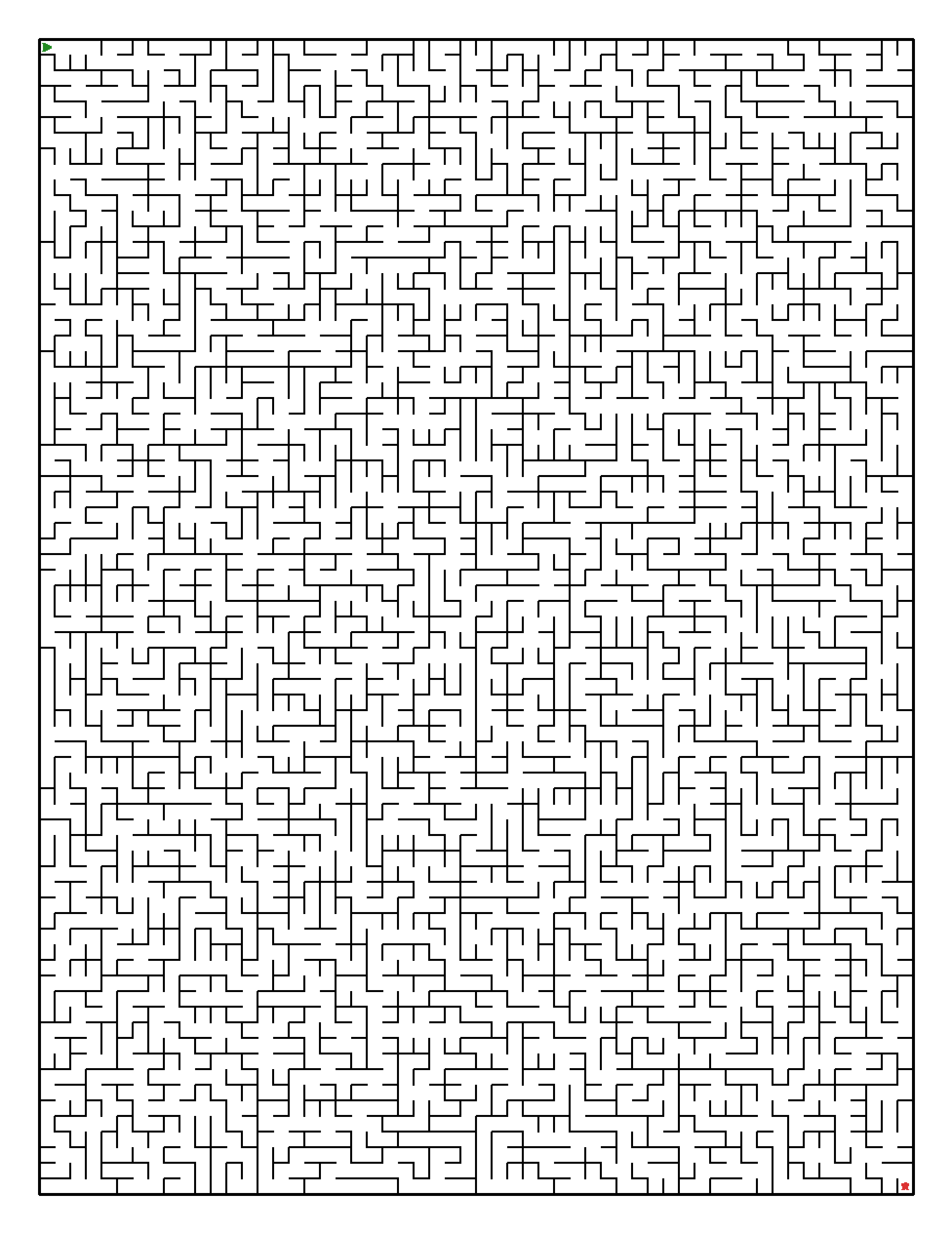 Labyrinth-Rätsel Labyrinth (schwer) für Erwachsene aus der Kategorie Labyrinth - kostenlos ausdrucken