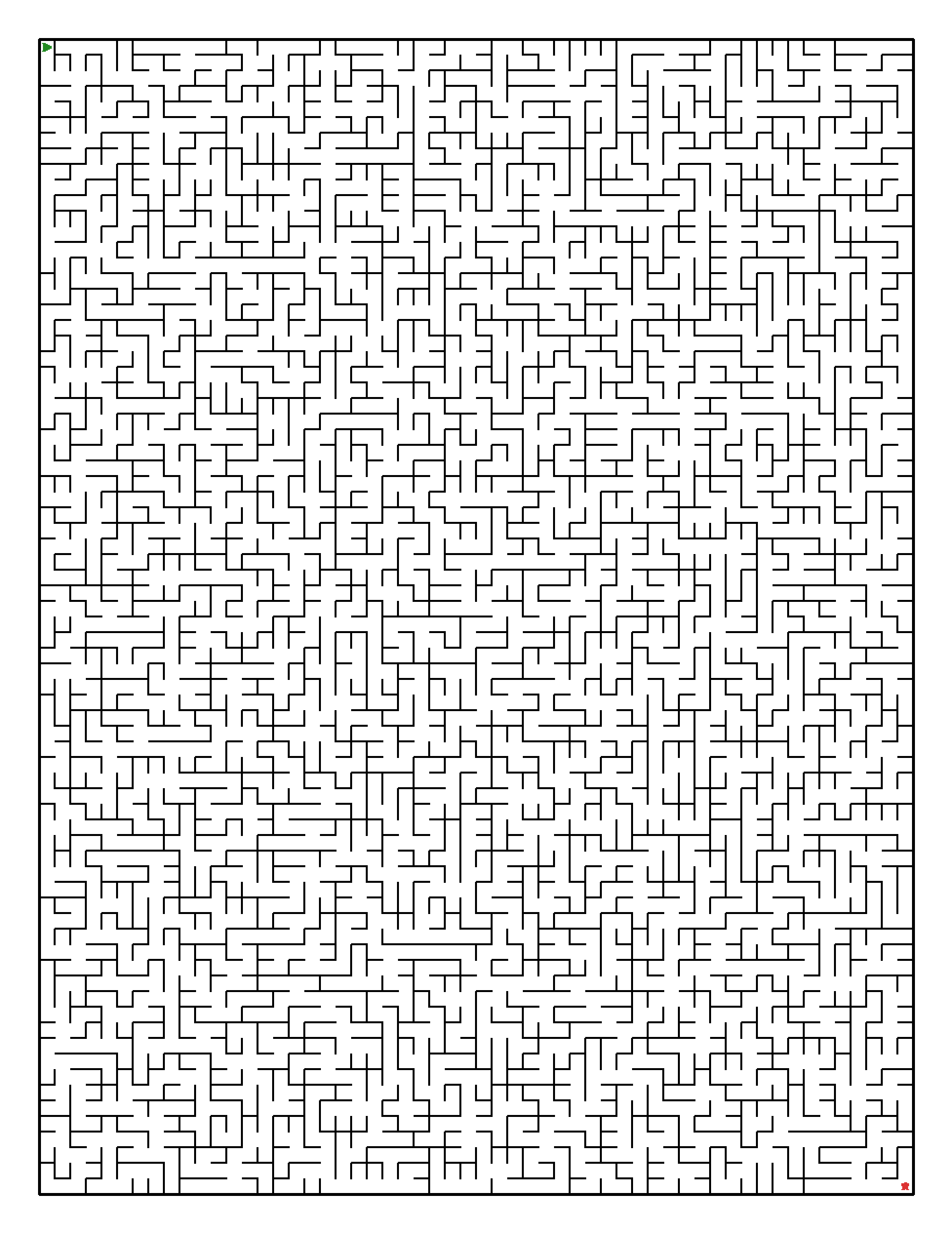 Labyrinth-Rätsel Labyrinth (schwer) für Erwachsene aus der Kategorie Labyrinth - kostenlos ausdrucken