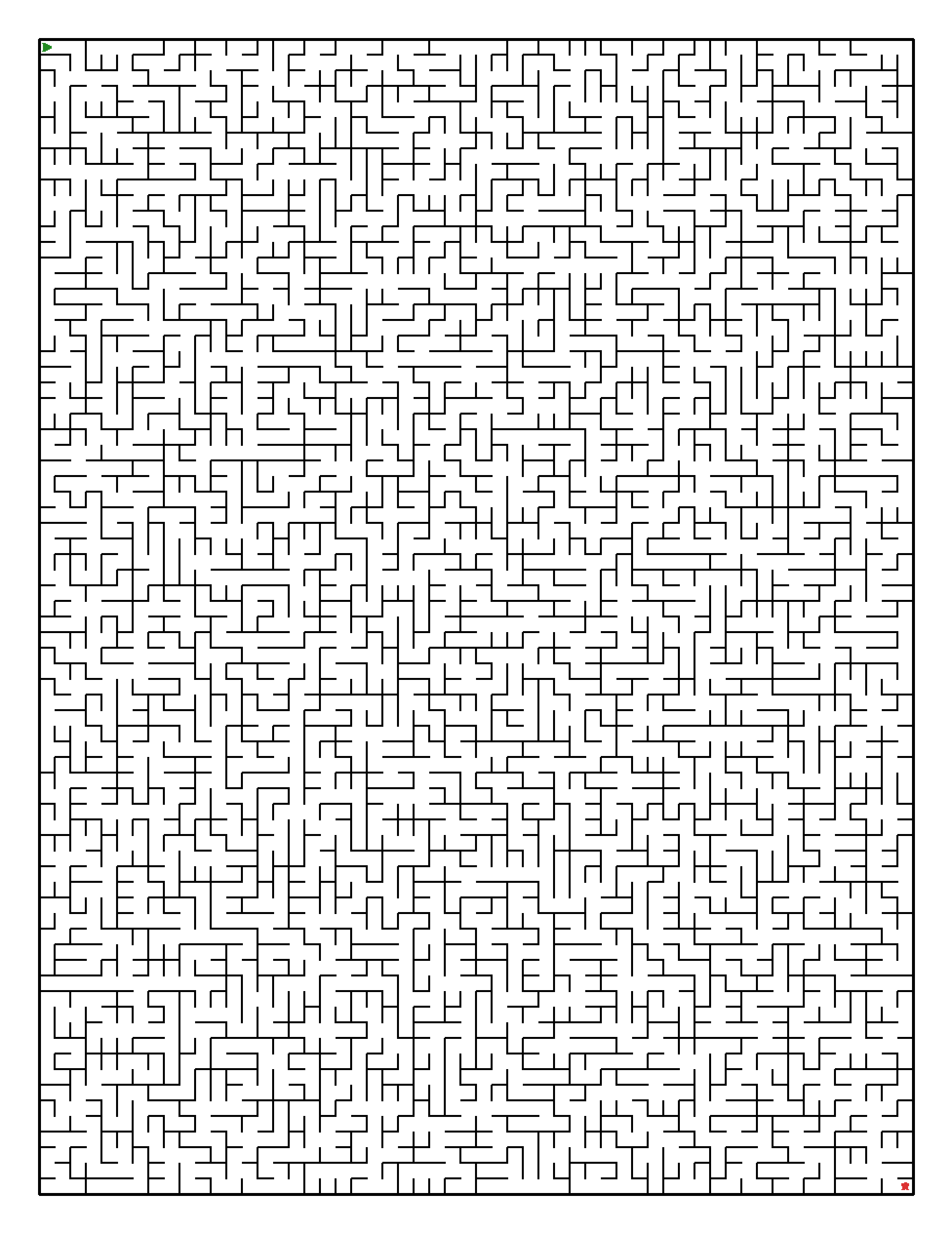 Labyrinth-Rätsel Labyrinth (schwer) für Erwachsene aus der Kategorie Labyrinth - kostenlos ausdrucken