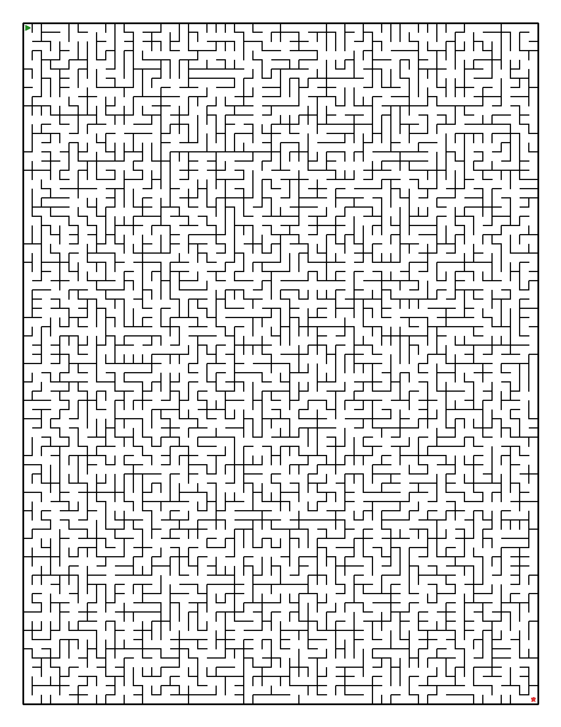 Labyrinth-Rätsel Labyrinth (schwer) für Erwachsene aus der Kategorie Labyrinth - kostenlos ausdrucken