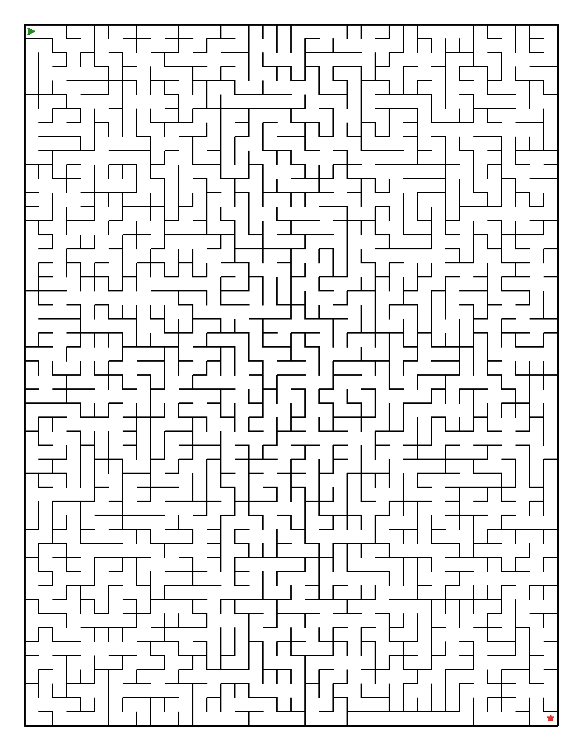 Labyrinth-Rätsel Labyrinth (mittel) für Erwachsene aus der Kategorie Labyrinth - kostenlos ausdrucken