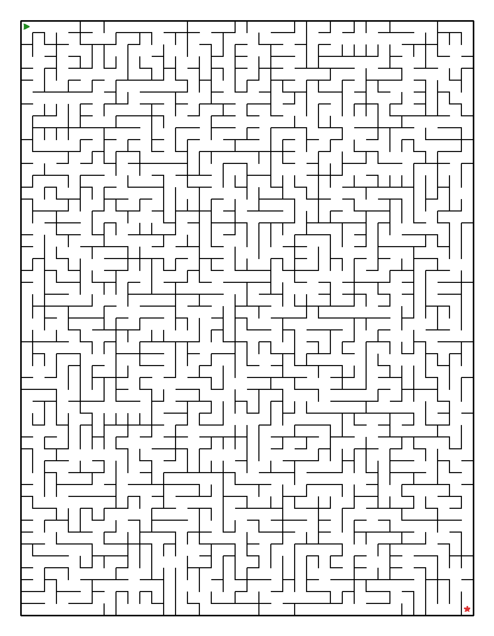 Labyrinth-Rätsel Labyrinth (mittel) für Erwachsene aus der Kategorie Labyrinth - kostenlos ausdrucken