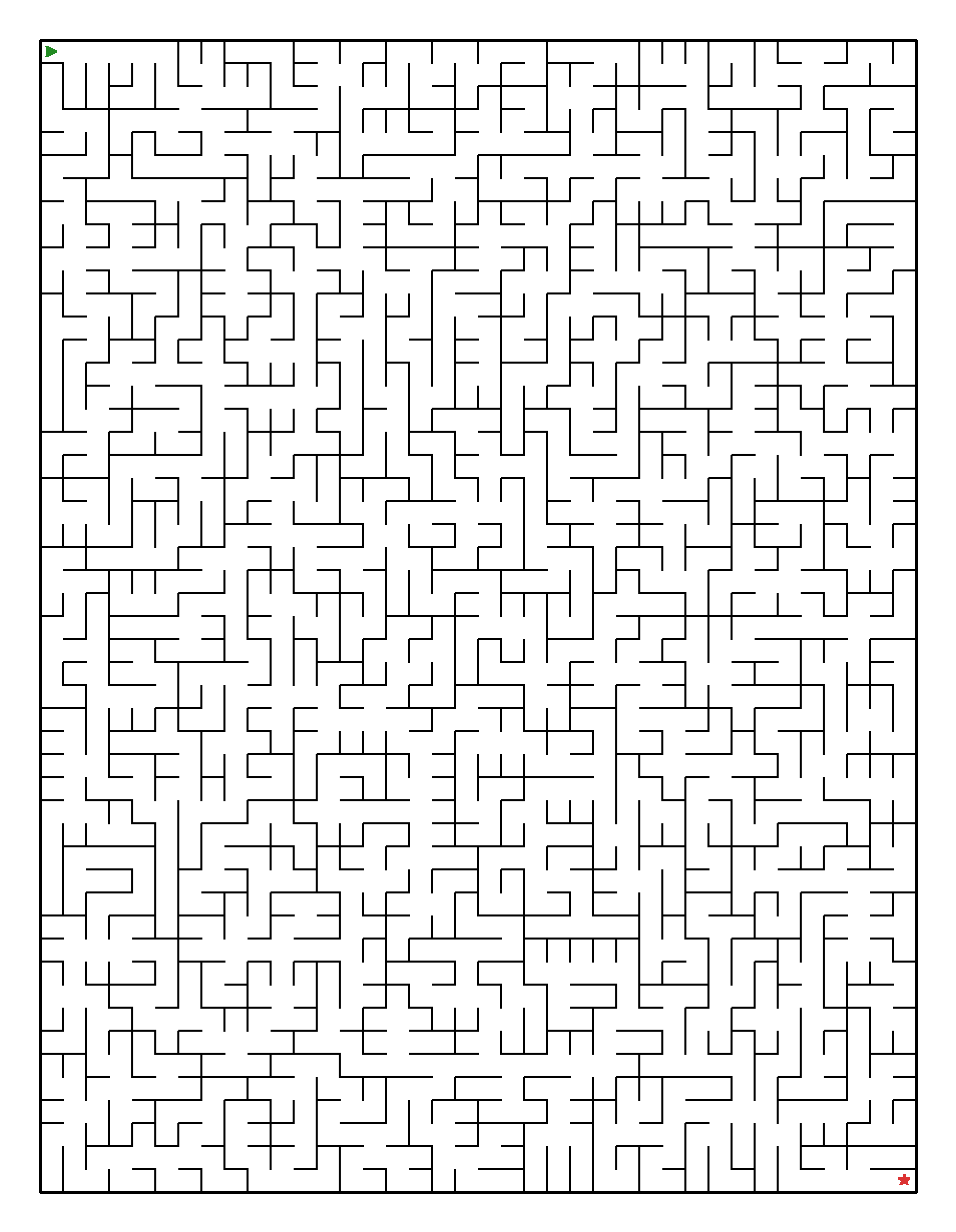 Labyrinth-Rätsel Labyrinth (mittel) für Erwachsene aus der Kategorie Labyrinth - kostenlos ausdrucken