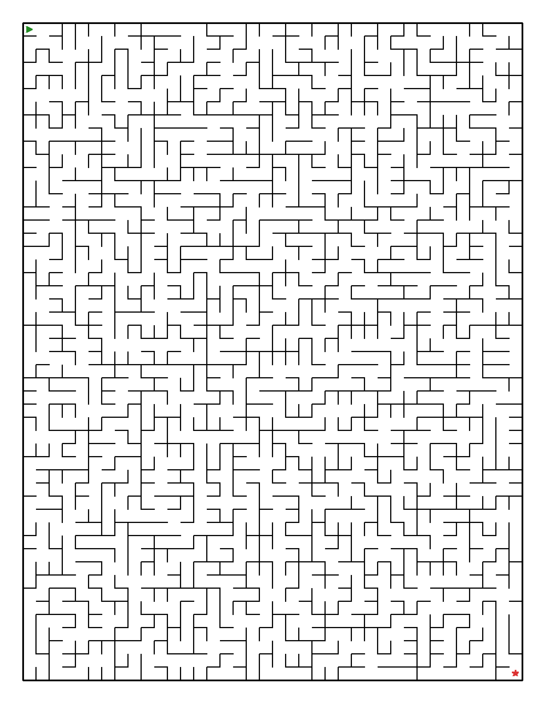 Labyrinth-Rätsel Labyrinth (mittel) für Erwachsene aus der Kategorie Labyrinth - kostenlos ausdrucken