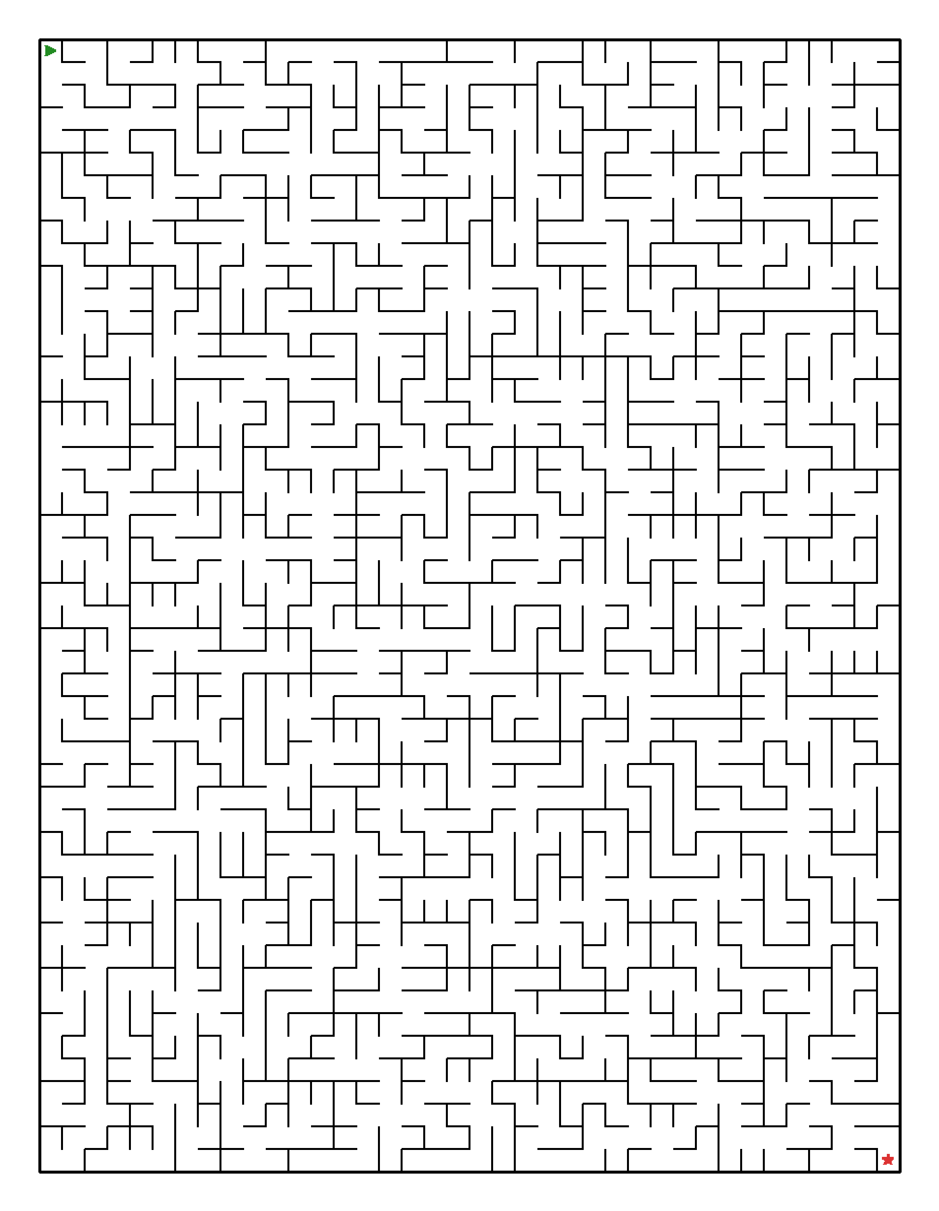 Labyrinth-Rätsel Labyrinth (mittel) für Erwachsene aus der Kategorie Labyrinth - kostenlos ausdrucken