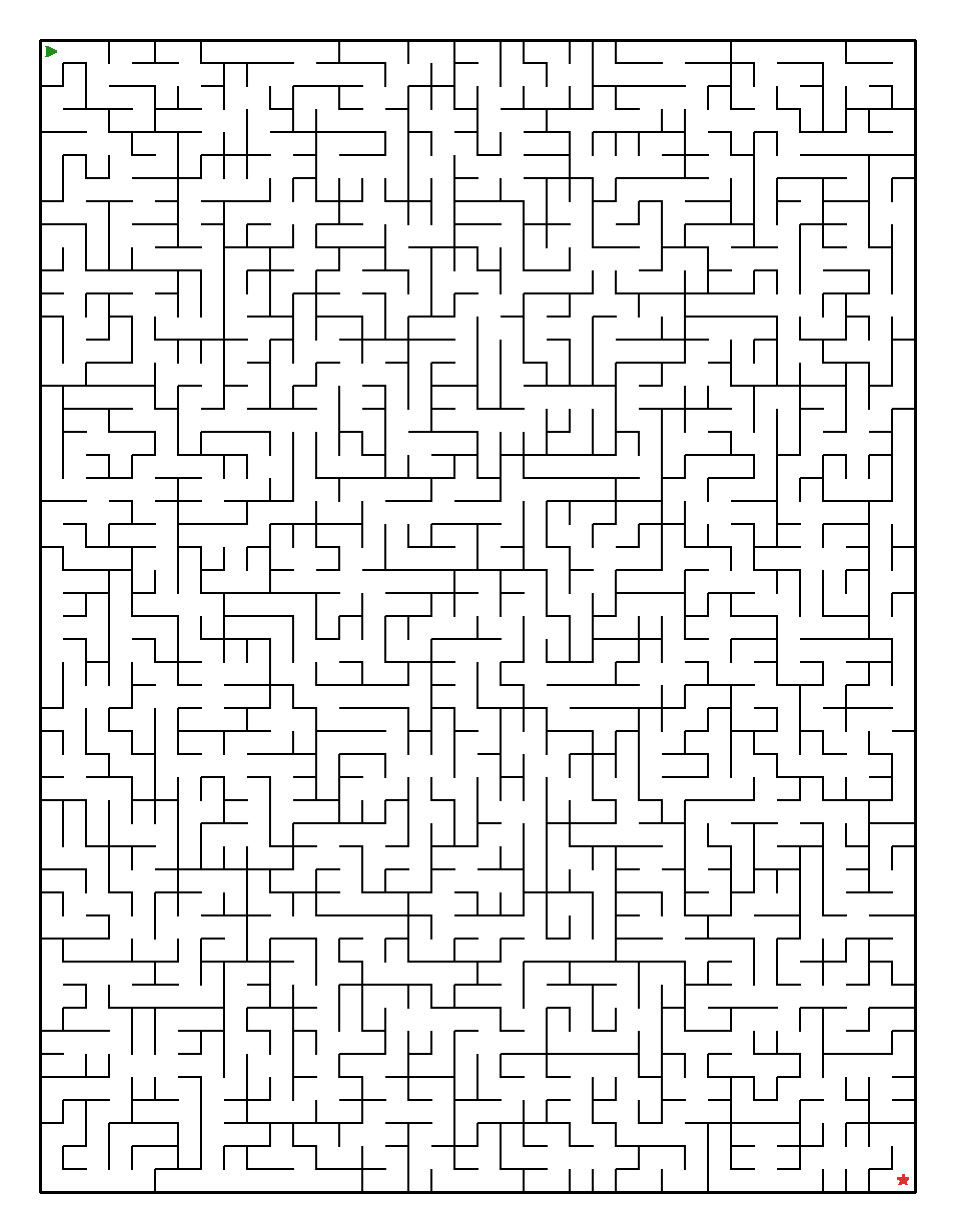 Labyrinth-Rätsel Labyrinth (mittel) für Erwachsene aus der Kategorie Labyrinth - kostenlos ausdrucken