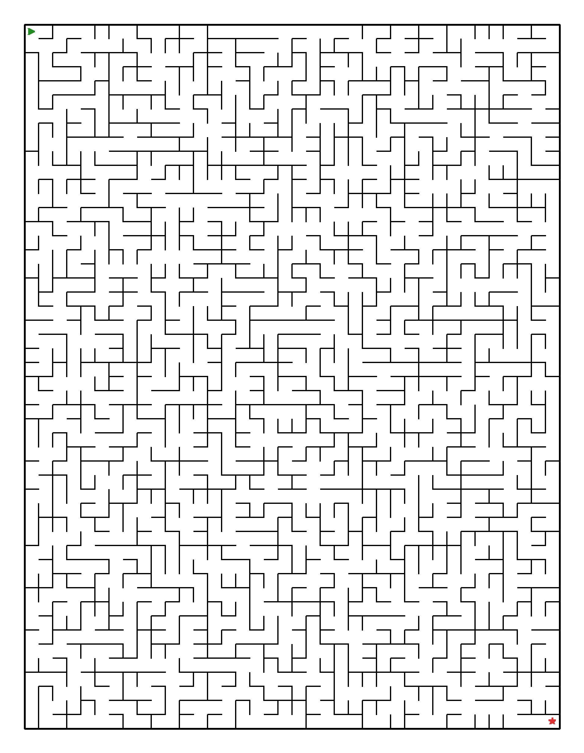 Labyrinth-Rätsel Labyrinth (mittel) für Erwachsene aus der Kategorie Labyrinth - kostenlos ausdrucken