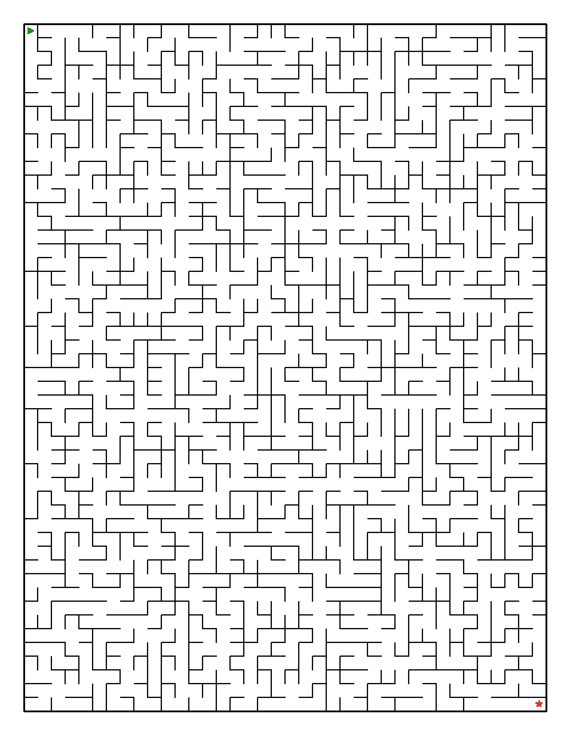 Labyrinth-Rätsel Labyrinth (mittel) für Erwachsene aus der Kategorie Labyrinth - kostenlos ausdrucken