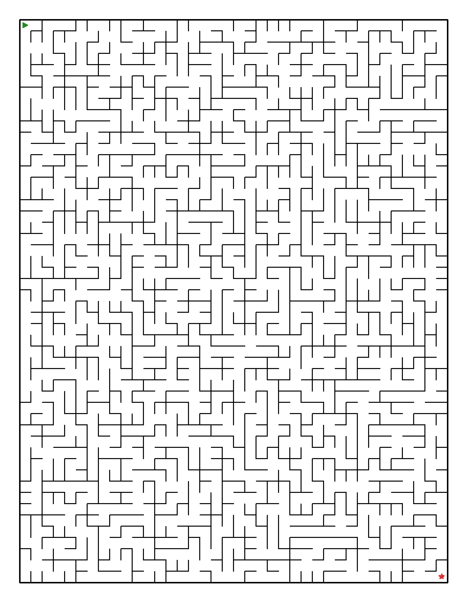 Labyrinth-Rätsel Labyrinth (mittel) für Erwachsene aus der Kategorie Labyrinth - kostenlos ausdrucken